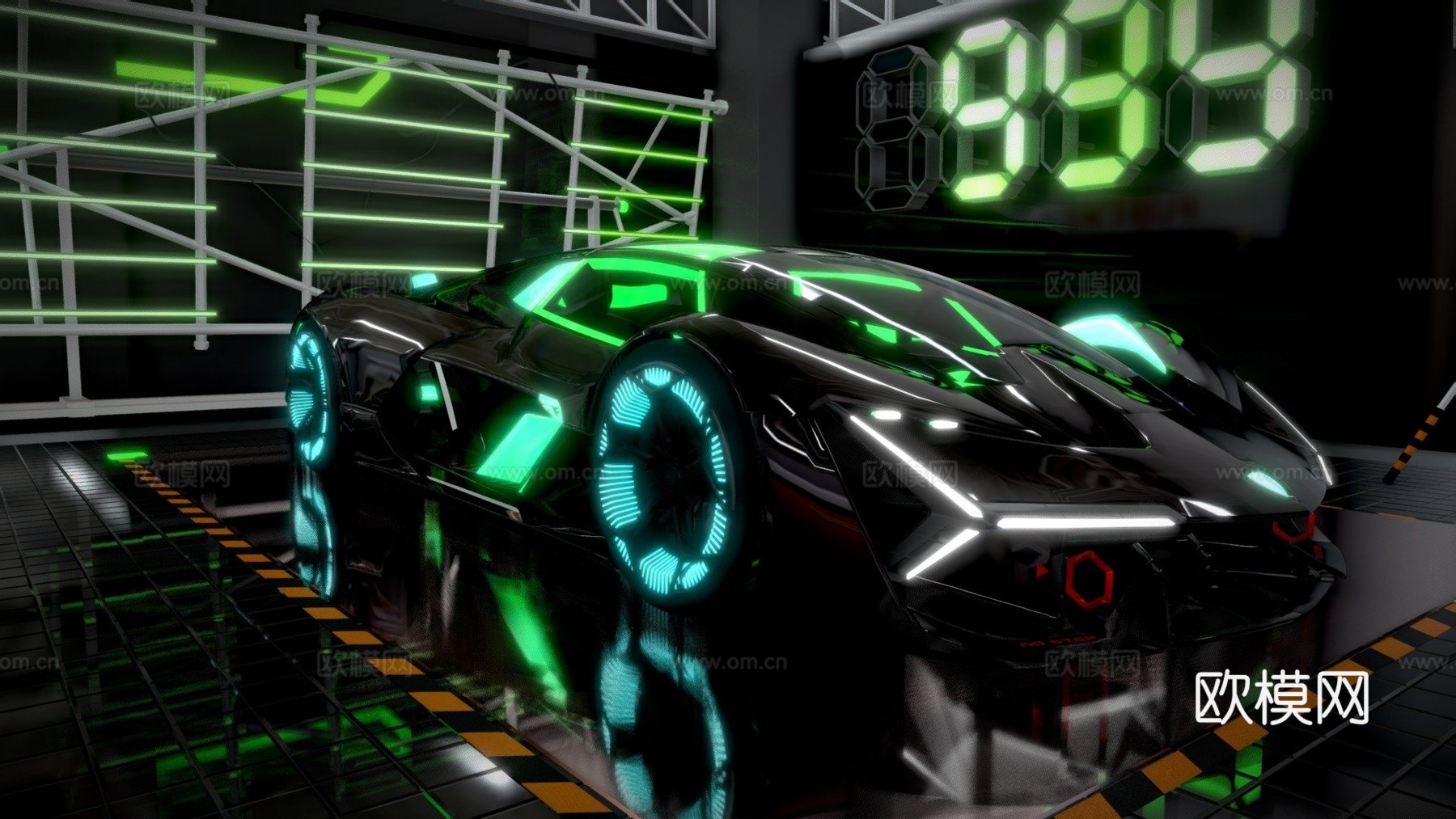 车库关注者特别版！su模型