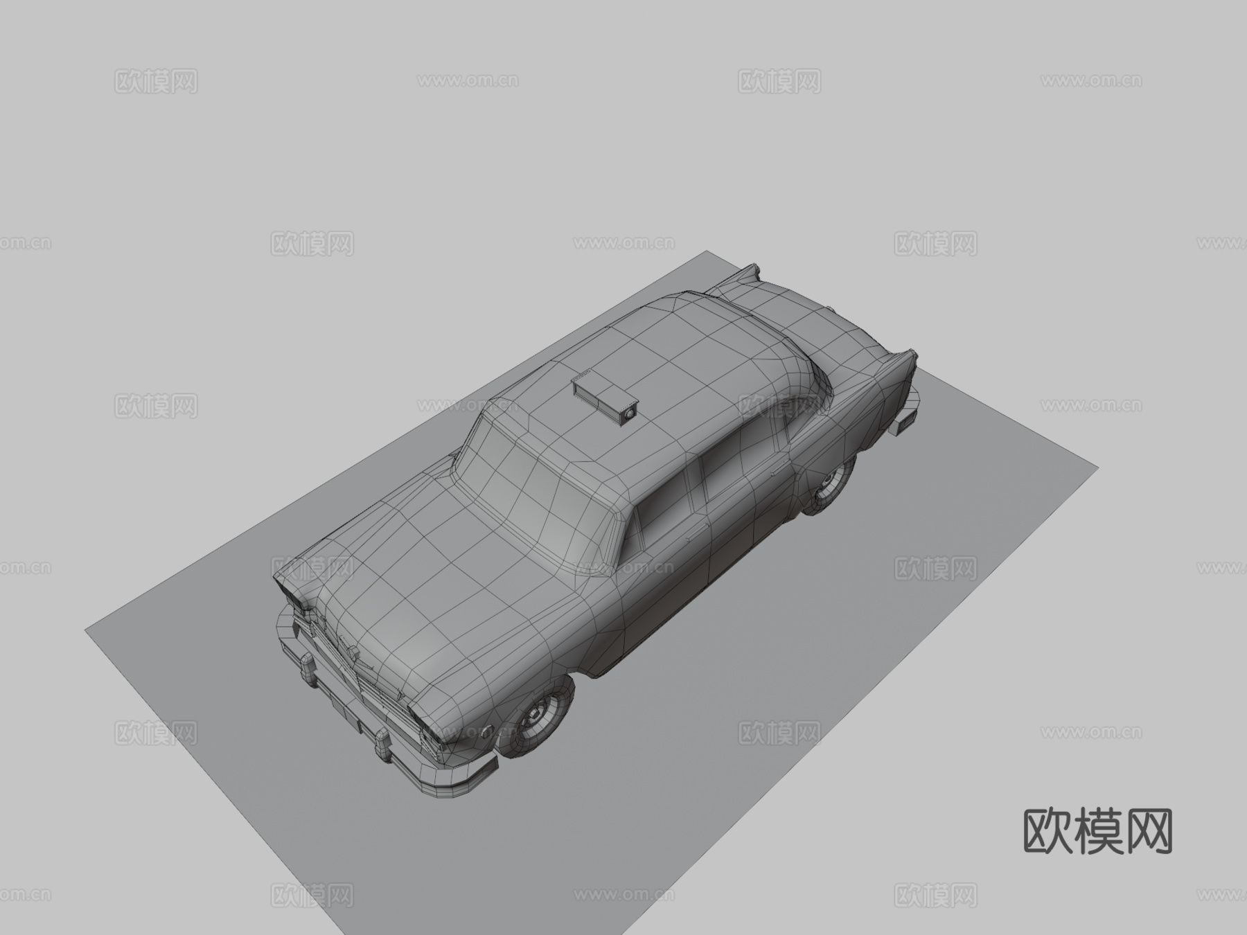 年切克马拉松出租车su模型