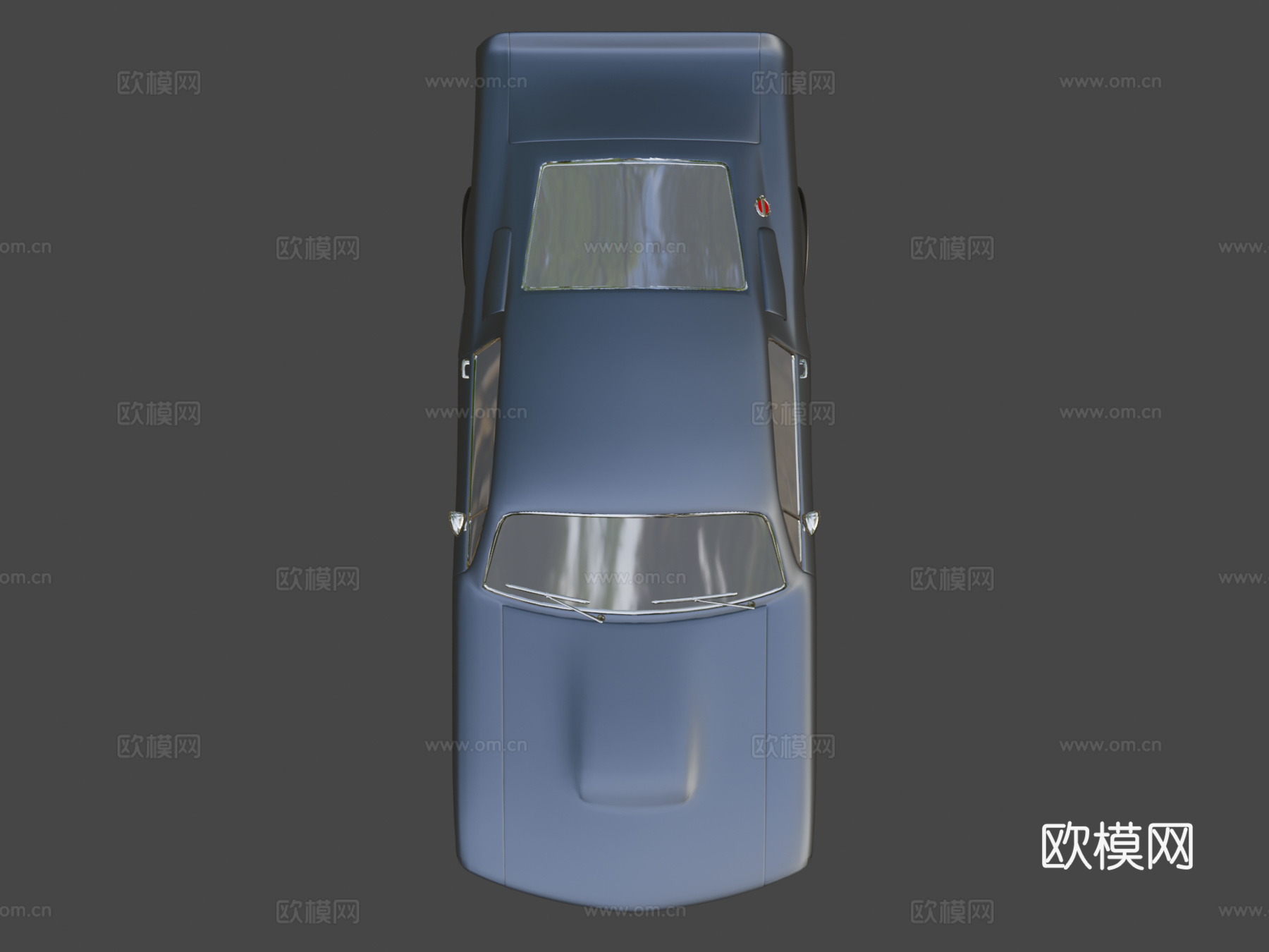 '67款野马（高多边形）su模型