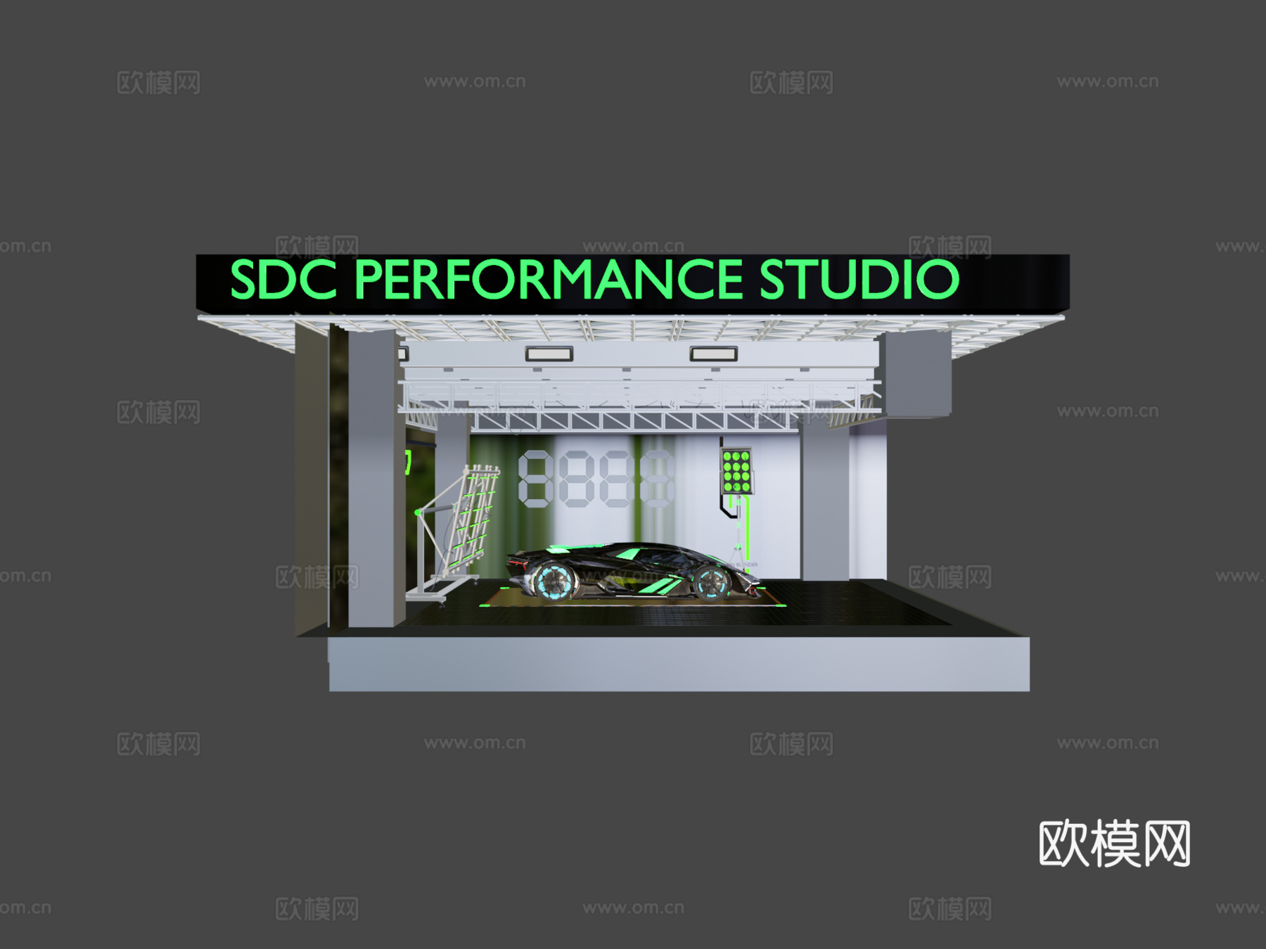 车库关注者特别版！su模型