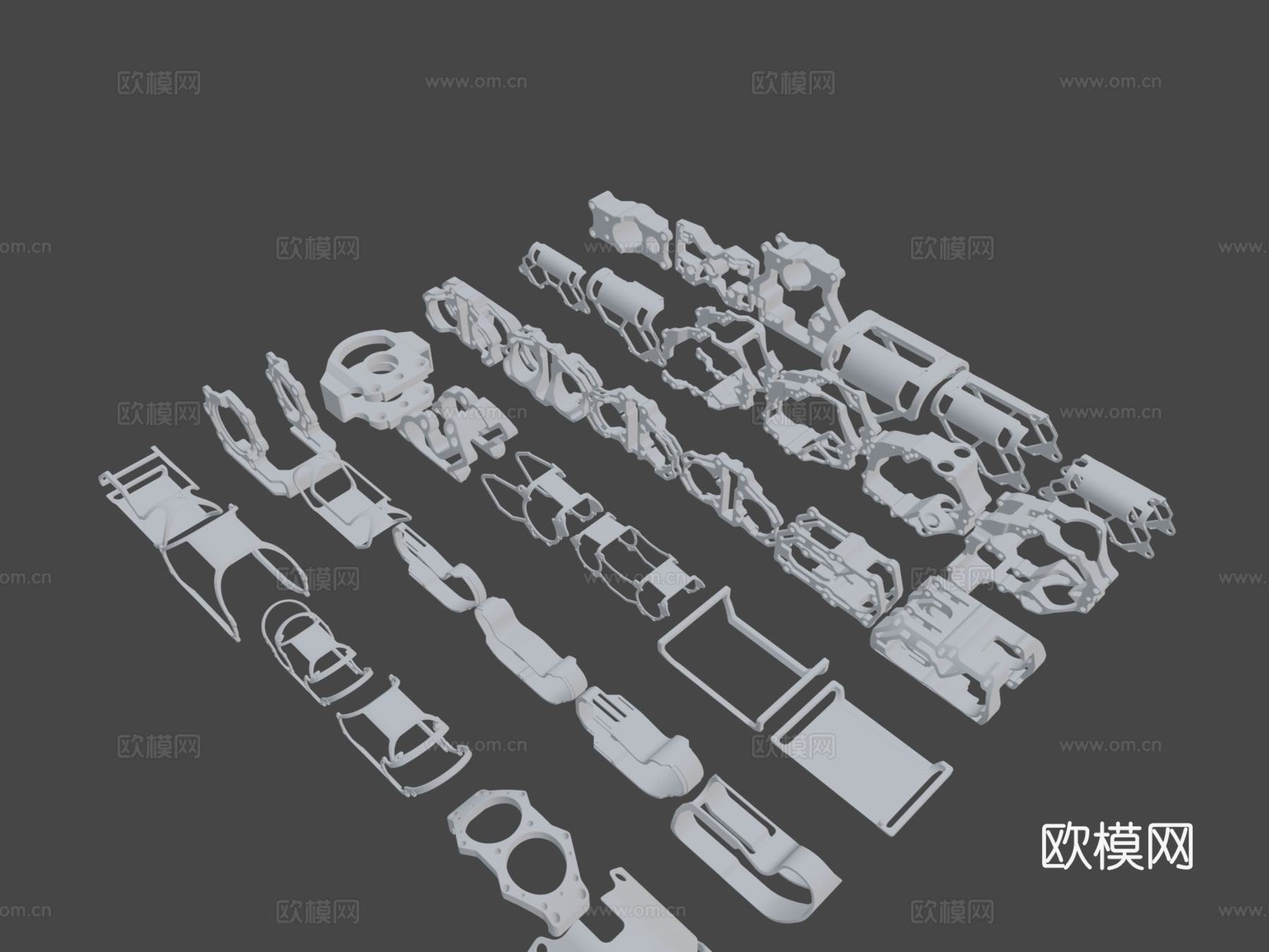 硬表面套件混搭#1su模型