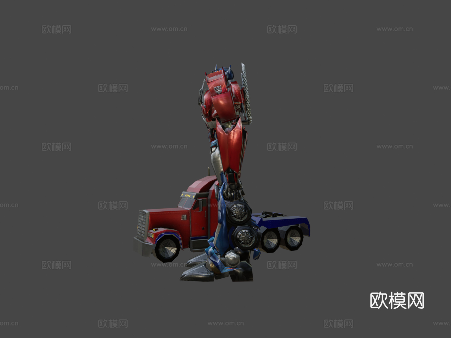 擎天柱 - 变形金刚领袖su模型