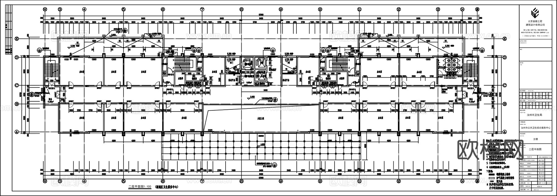 社区医院施工图CADcad施工图