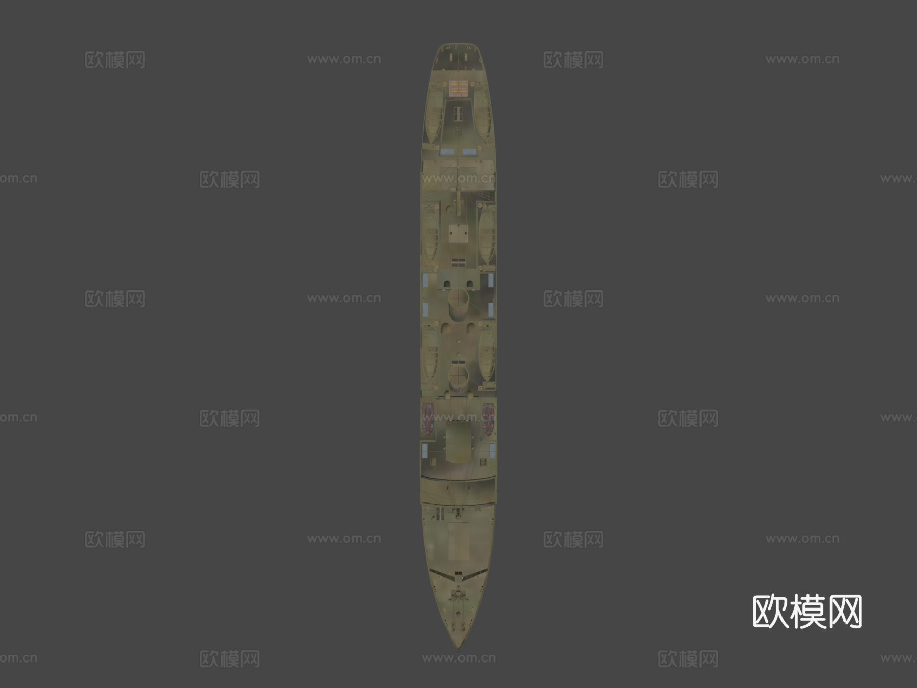 洛丽娜号船su模型