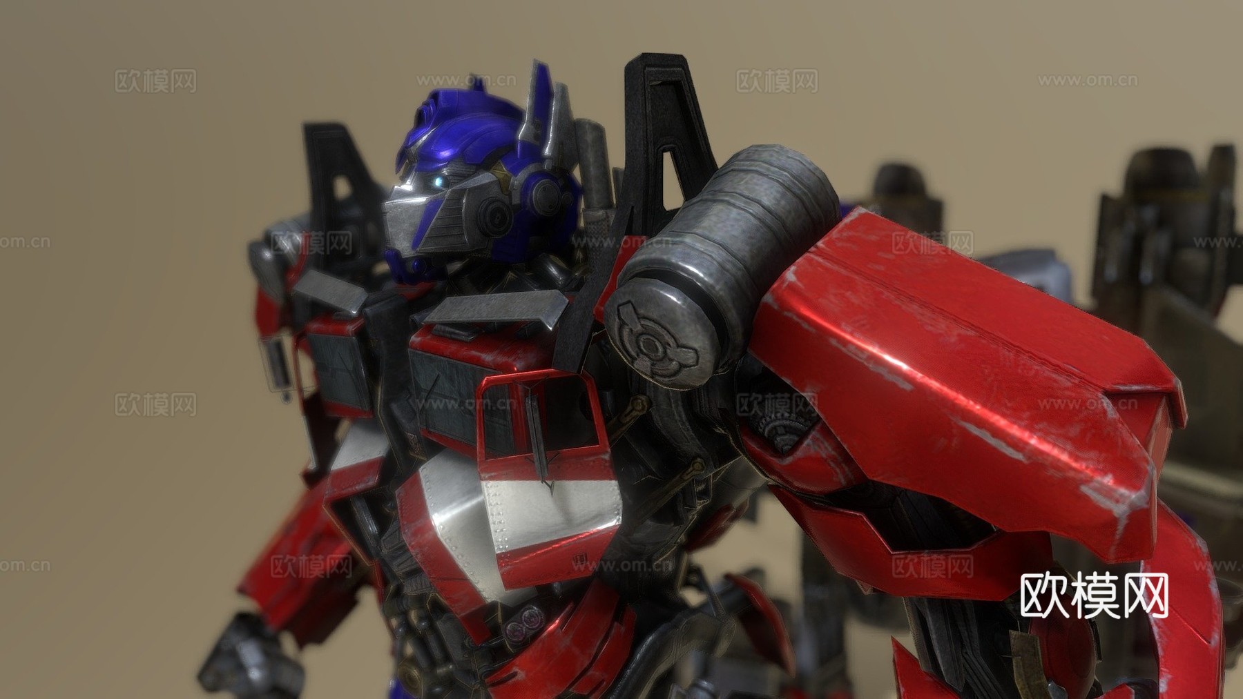 擎天柱G1-人类联盟版su模型