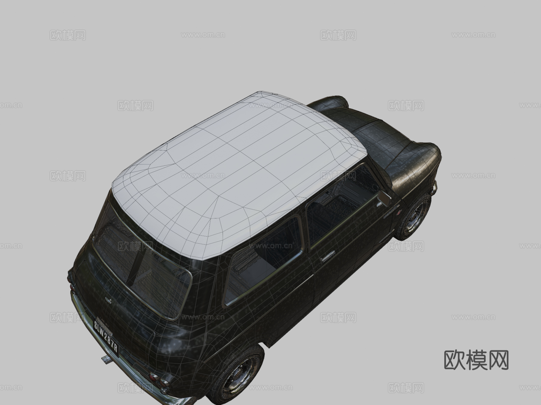 拉斯利67款-低多边形模型su模型