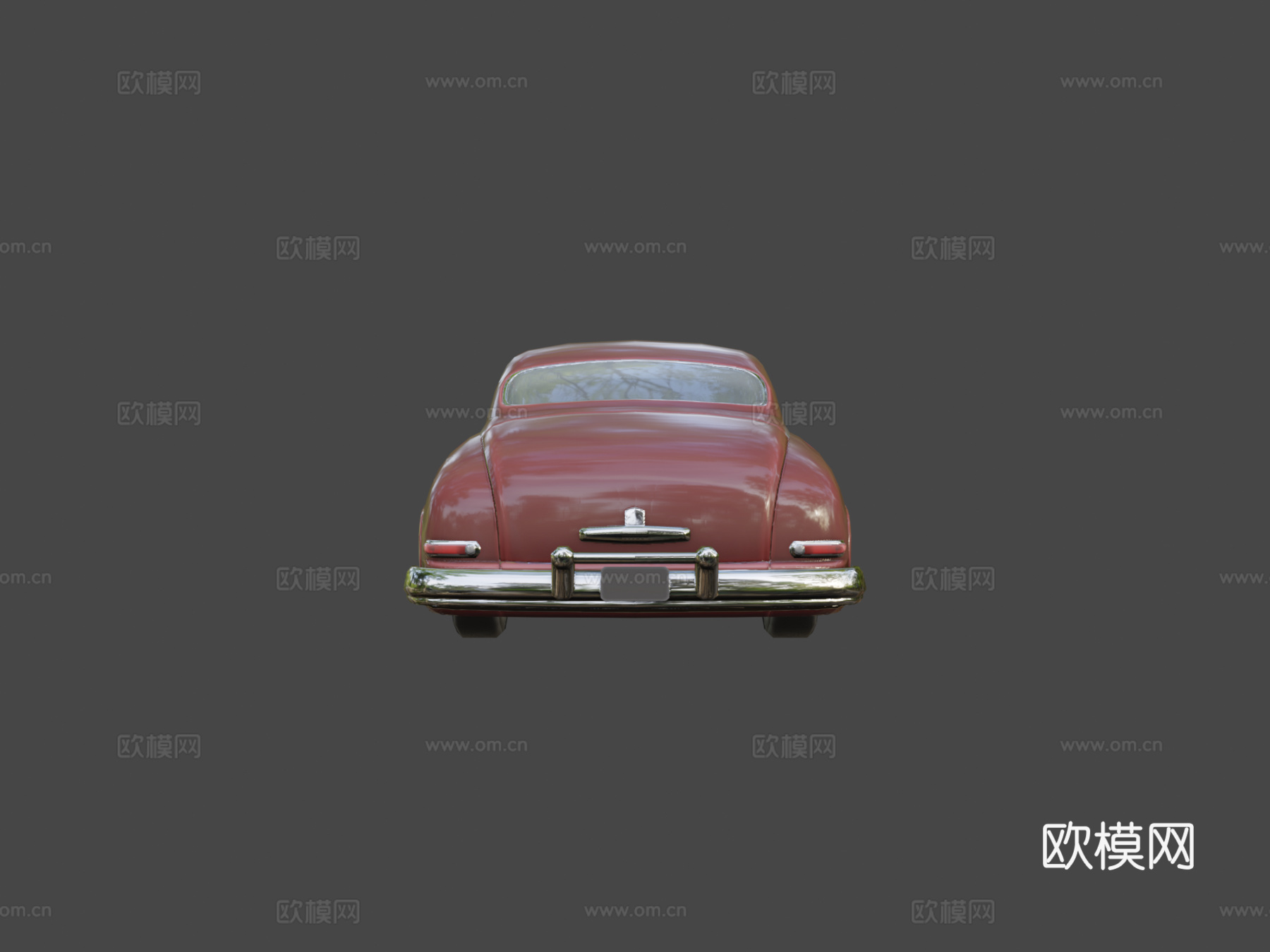 年代双门轿跑车su模型