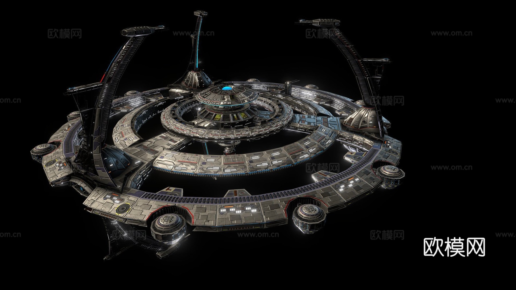 深空九号II空间站重新设计su模型