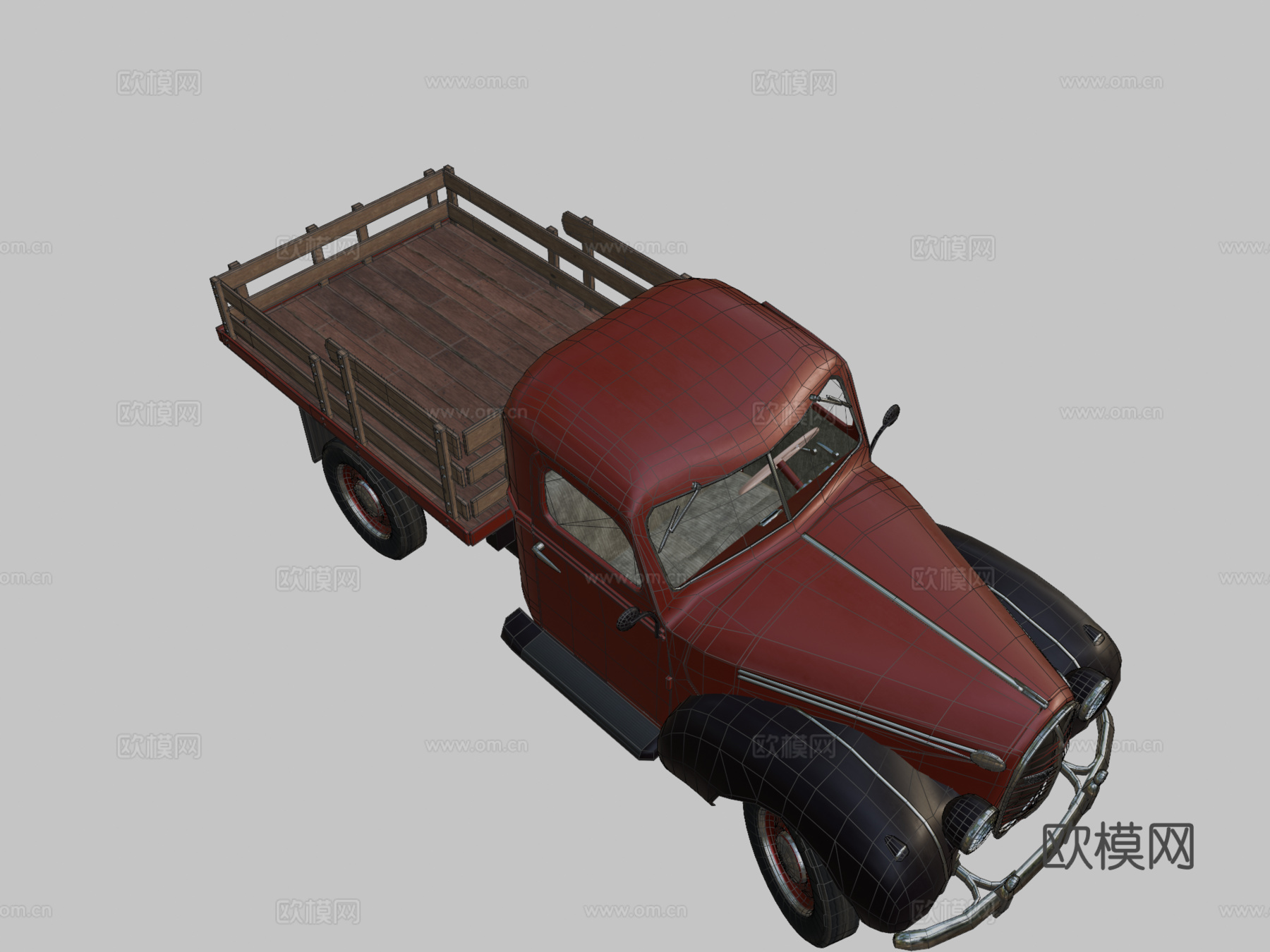 款瓦伊罗格斯V8平板卡车（基于福特）su模型