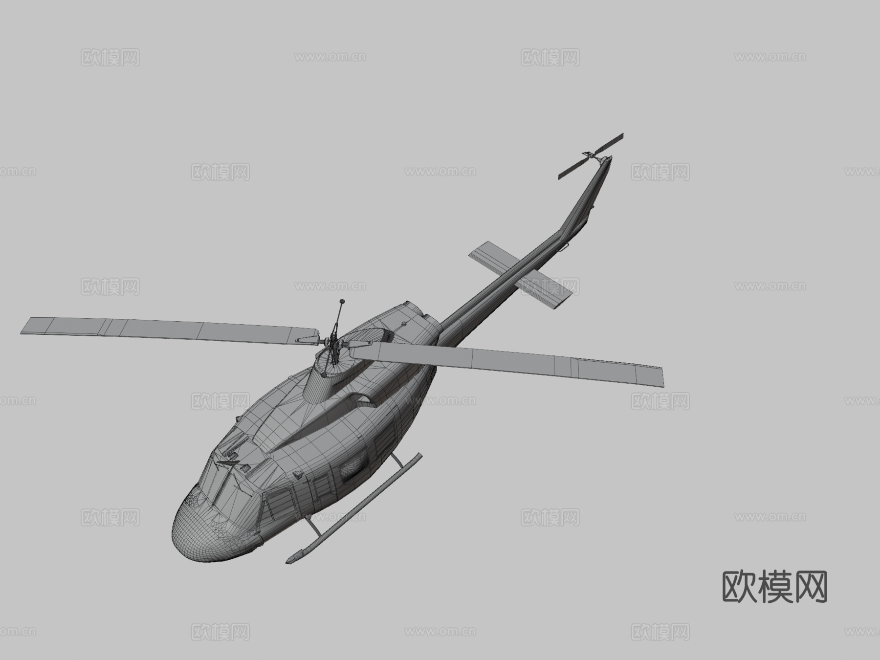 贝尔UH-1N双休伊su模型