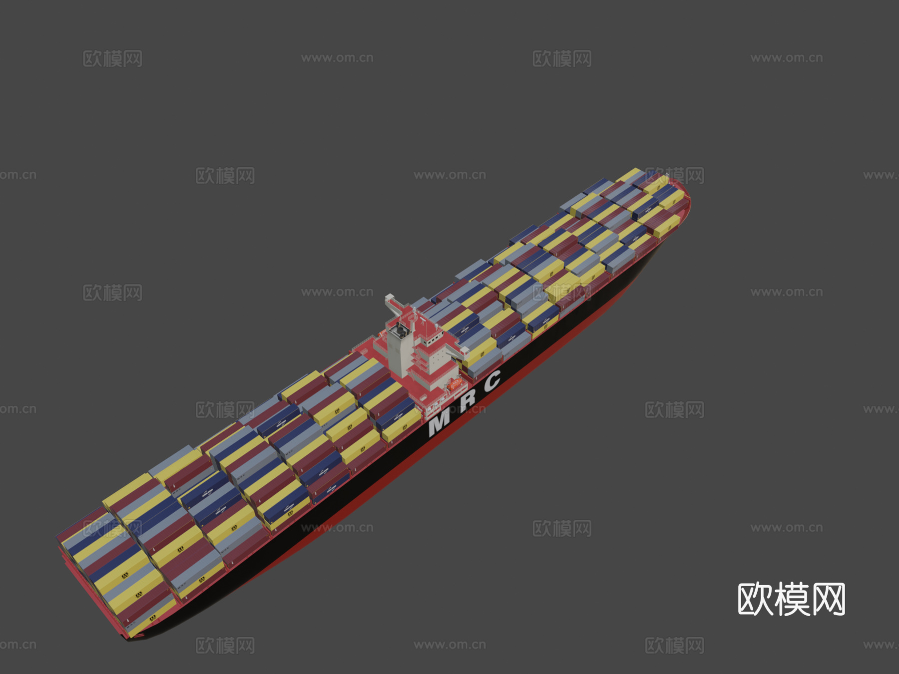 集装箱船su模型
