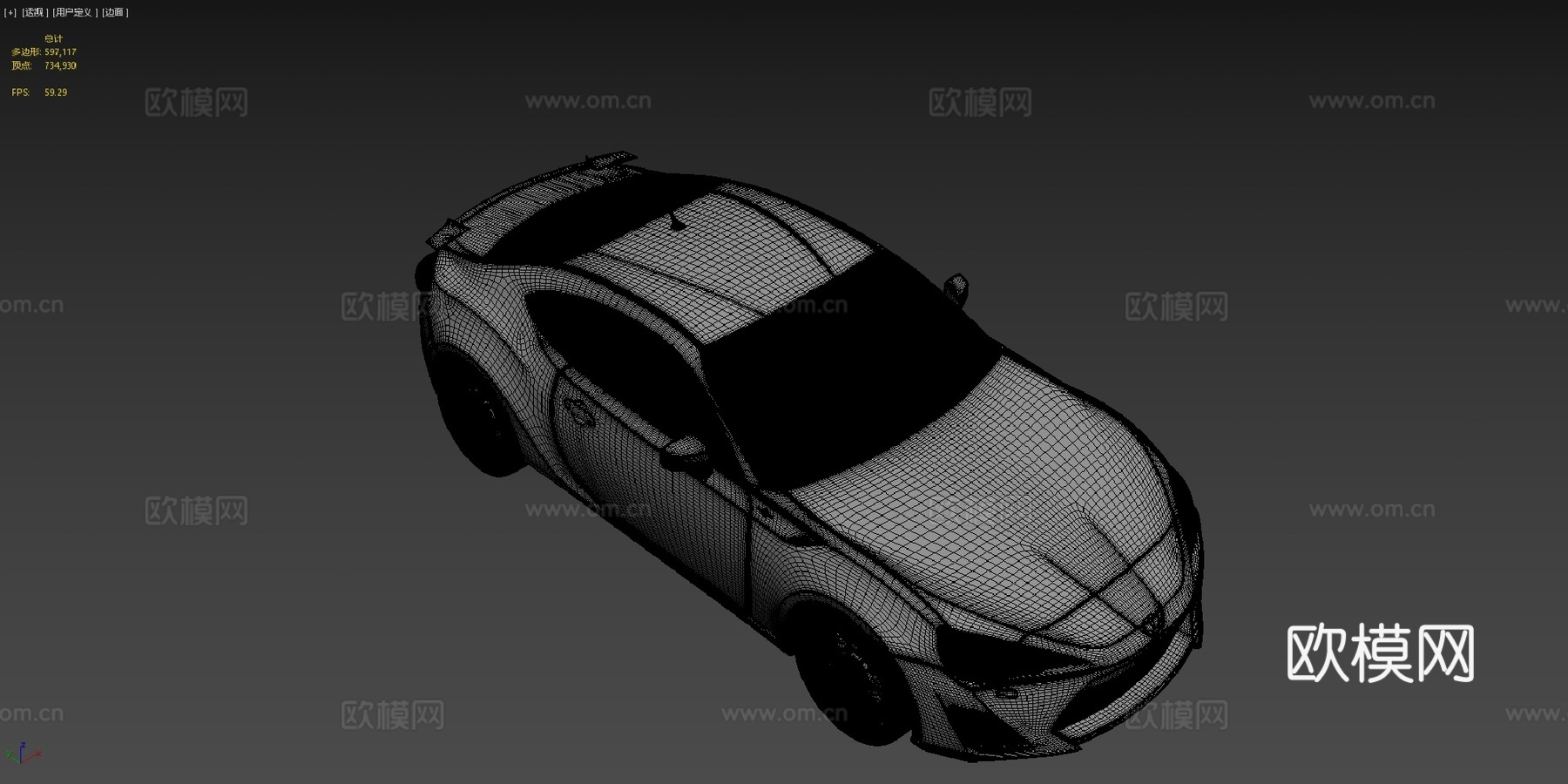 丰田GT86 3D模型su模型