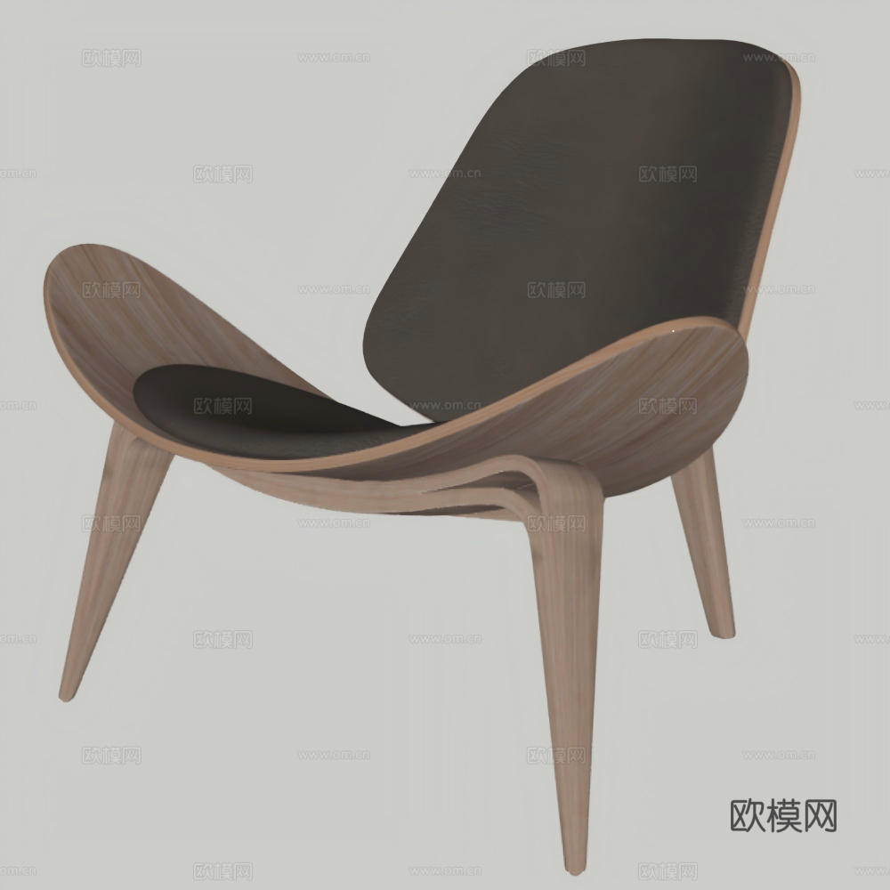 现代单椅su模型