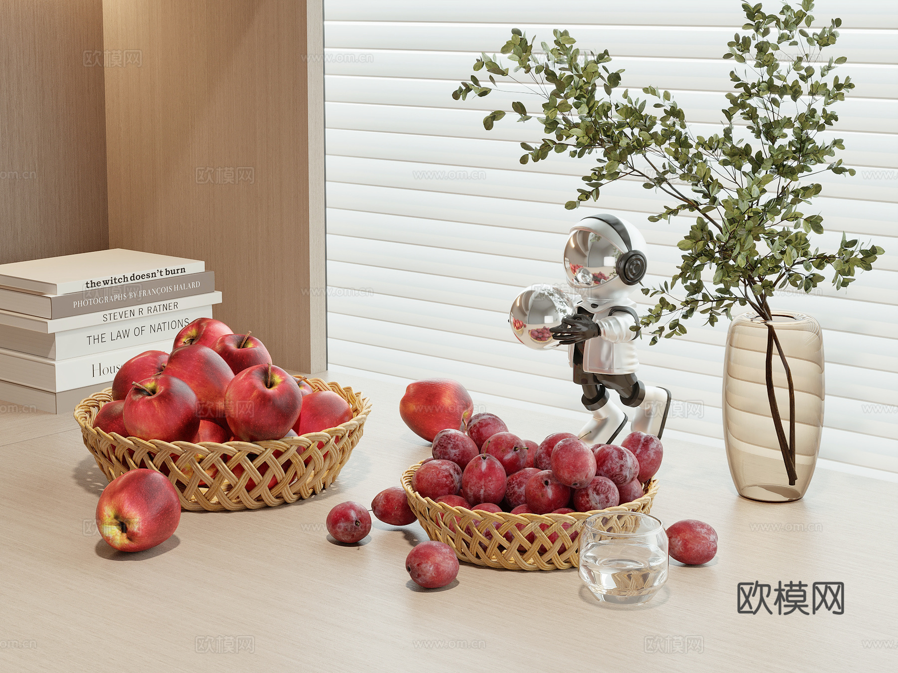 现代水果su模型