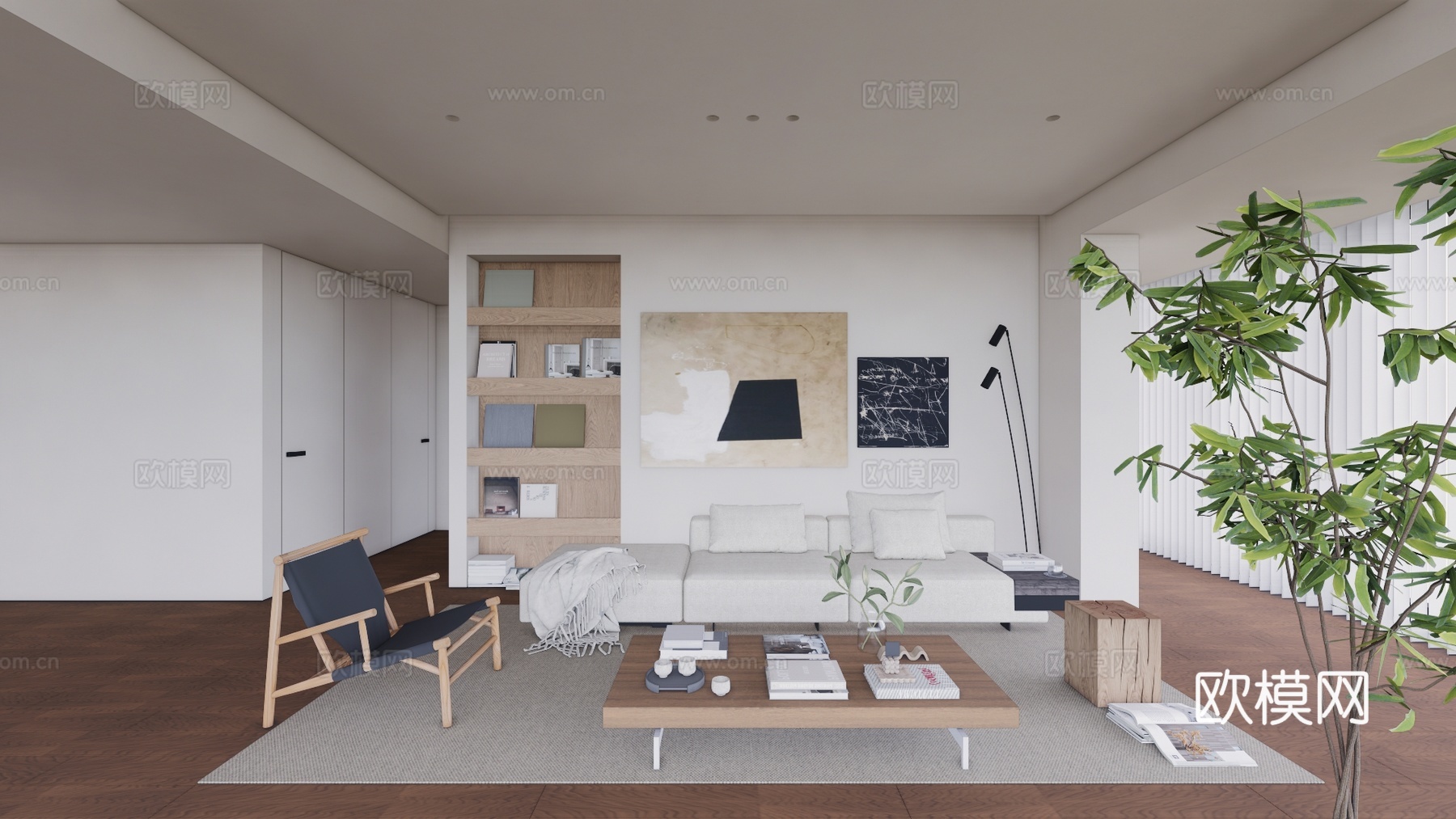 厨房 阳台 客餐厅 衣帽间su模型