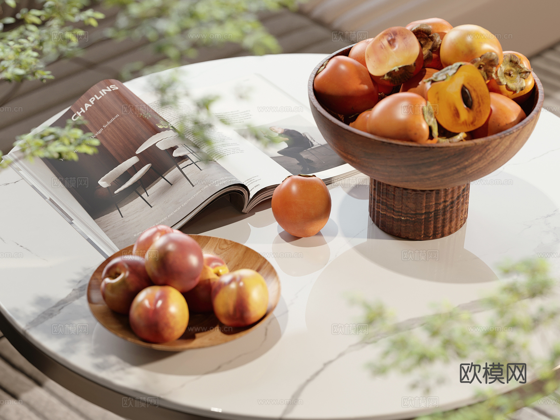 现代水果su模型