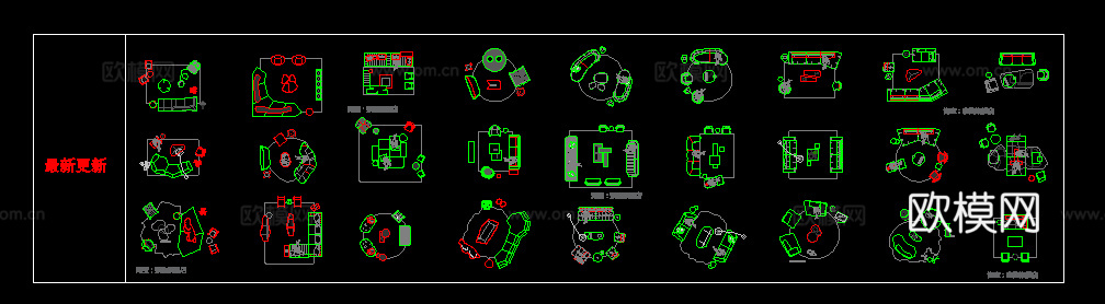 2026最新平面图库cad施工图