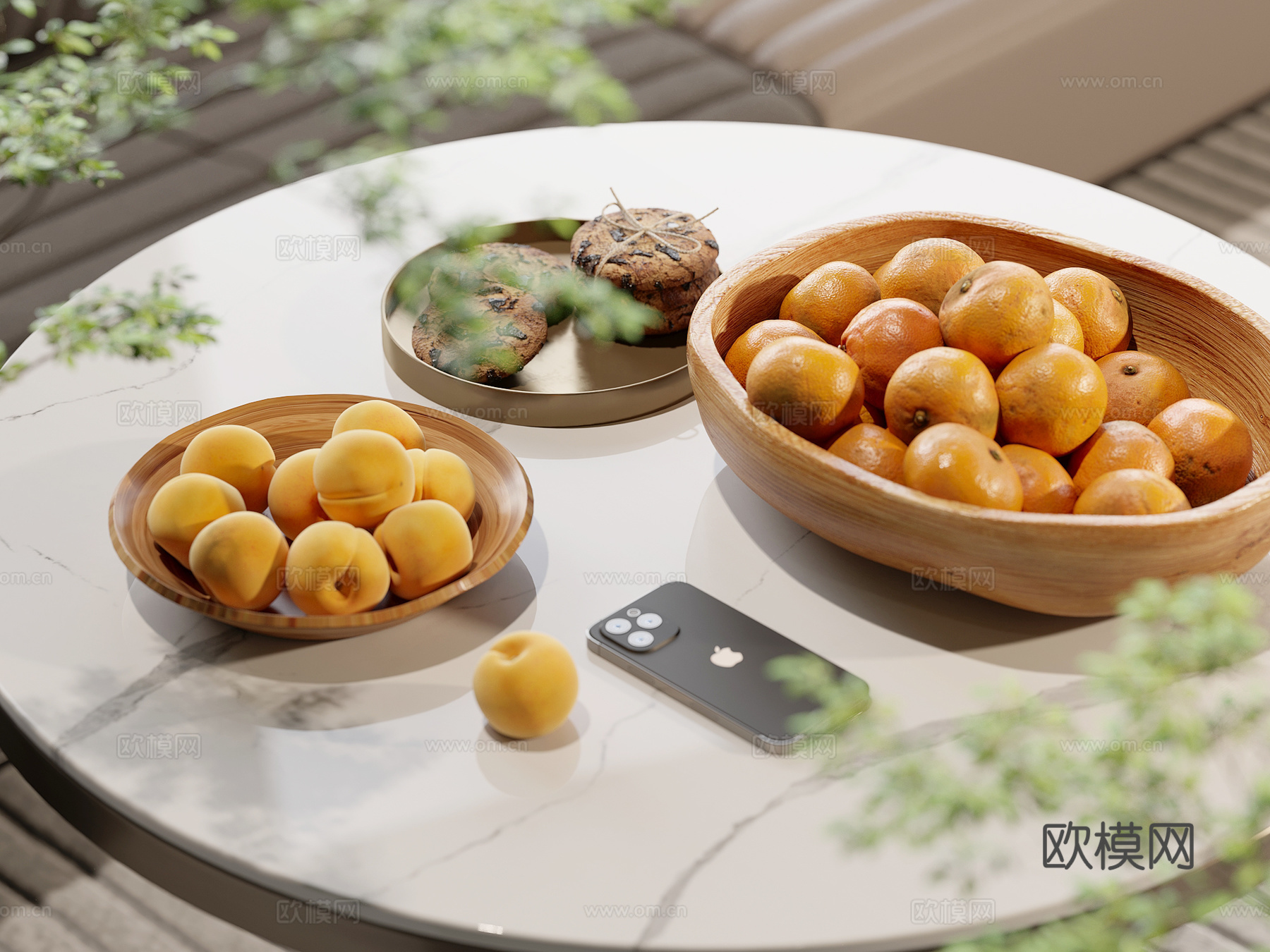 现代水果su模型