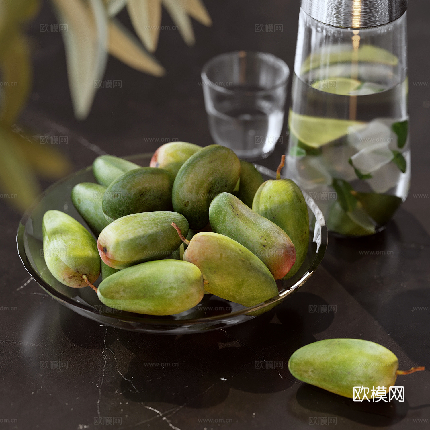 现代水果su模型