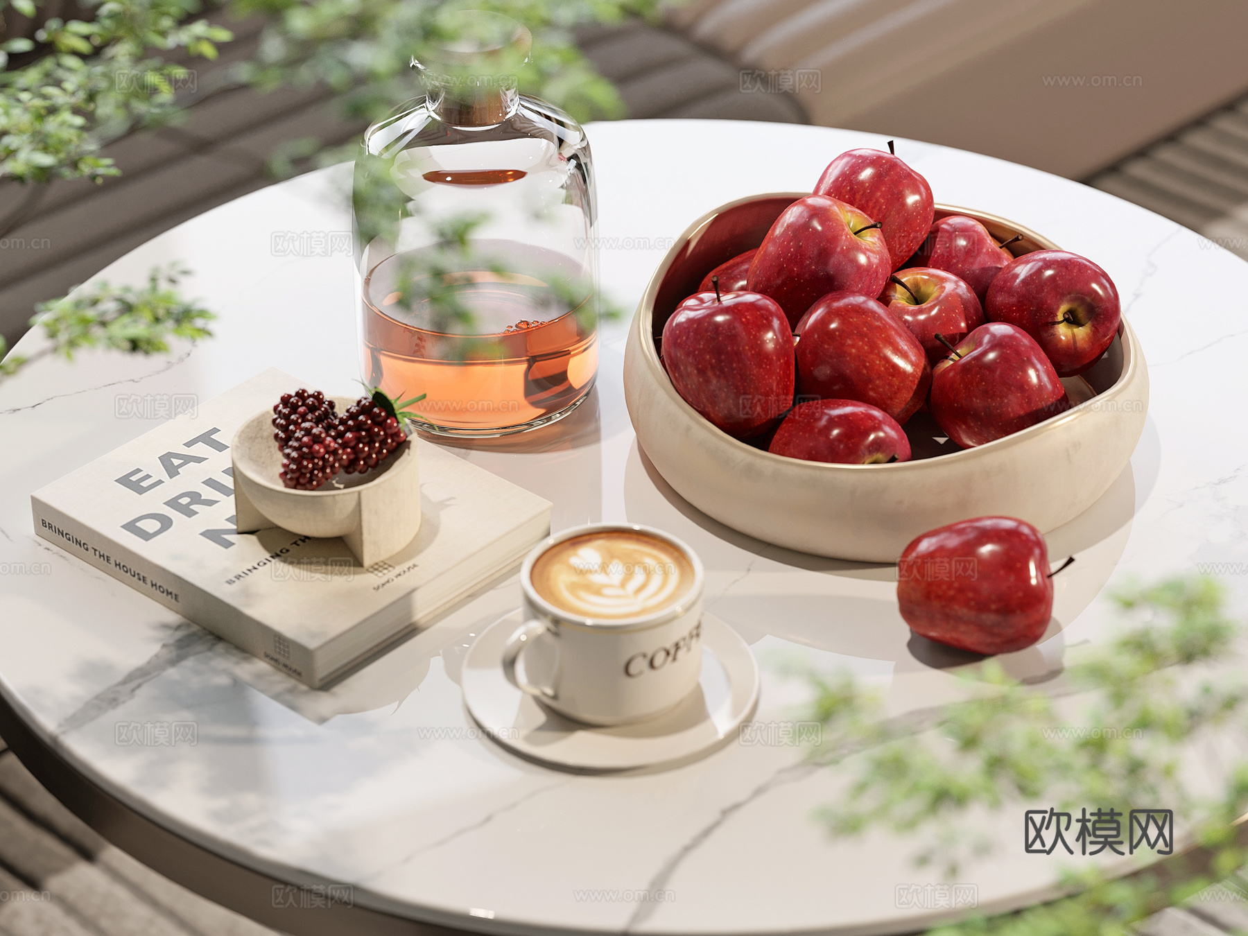 现代水果su模型