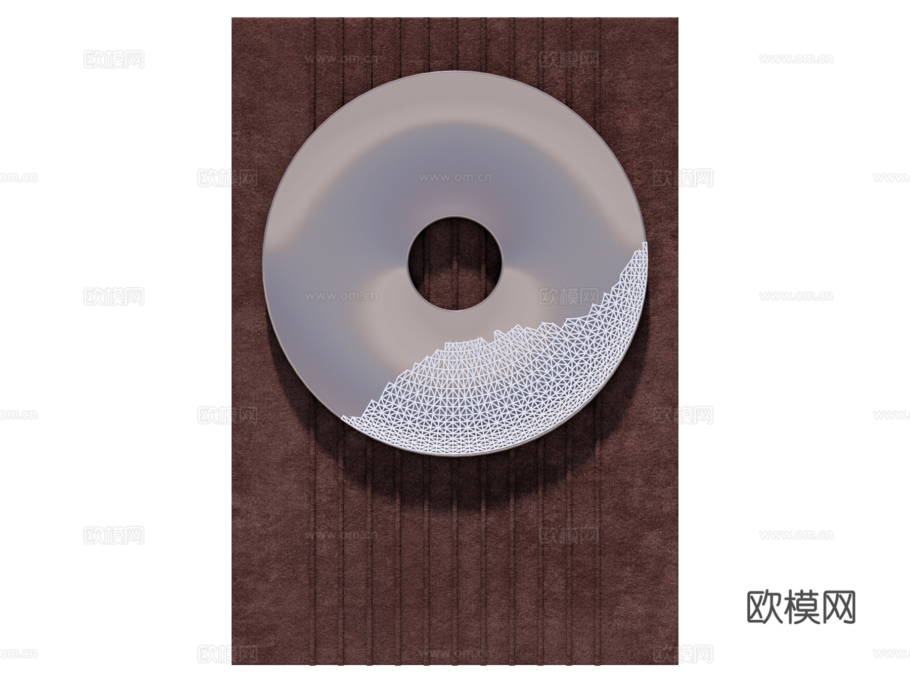 墙饰 挂式su模型