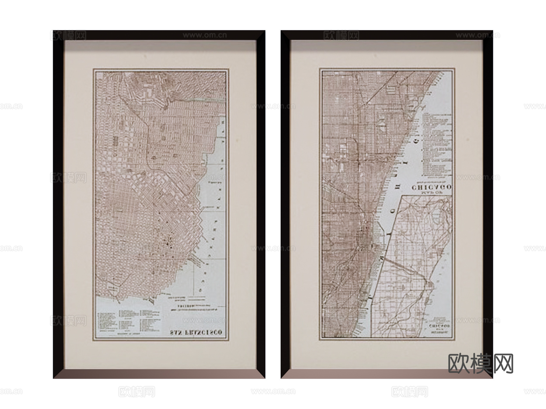 挂画 装饰画su模型