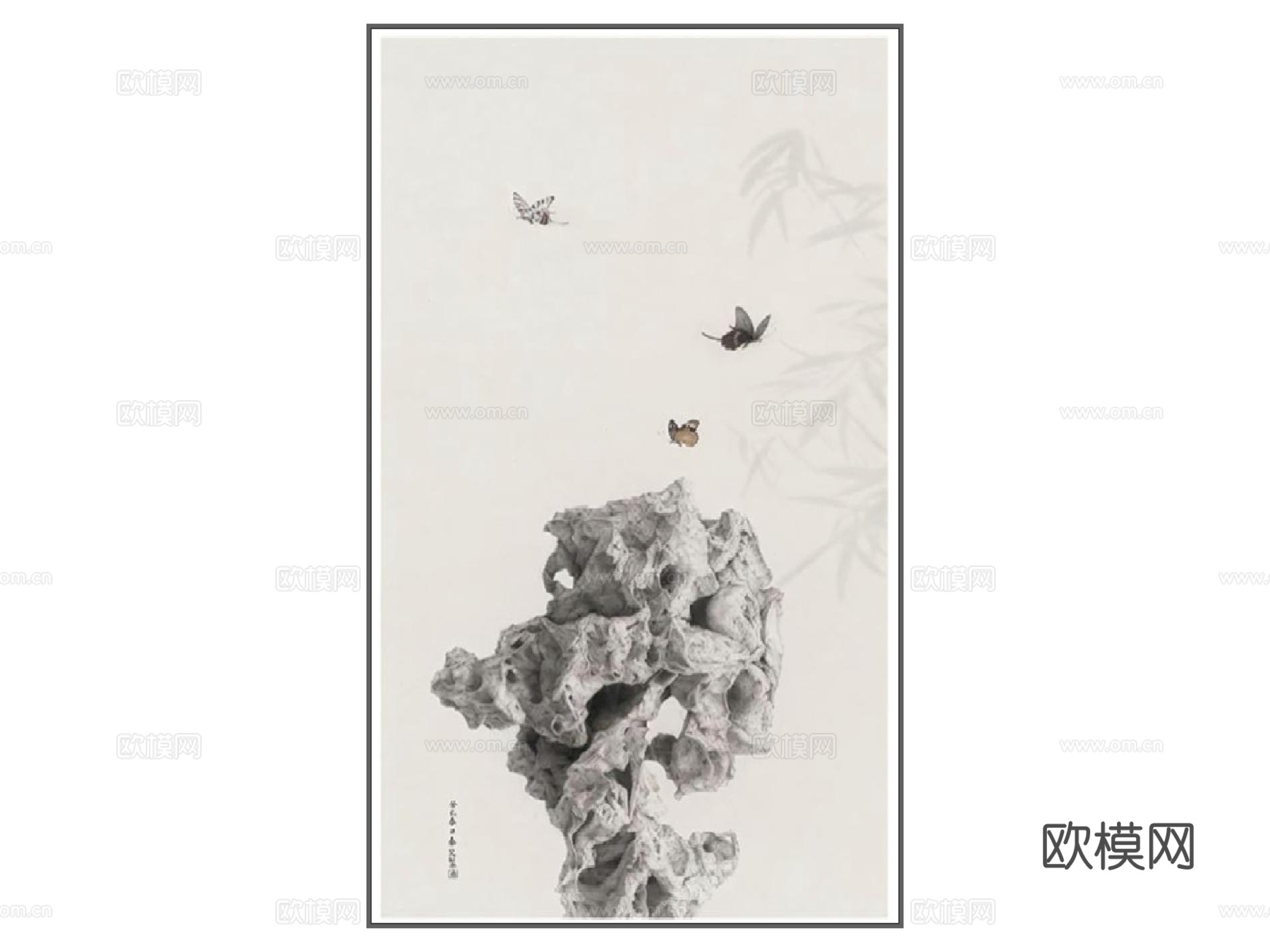 挂画 装饰画su模型