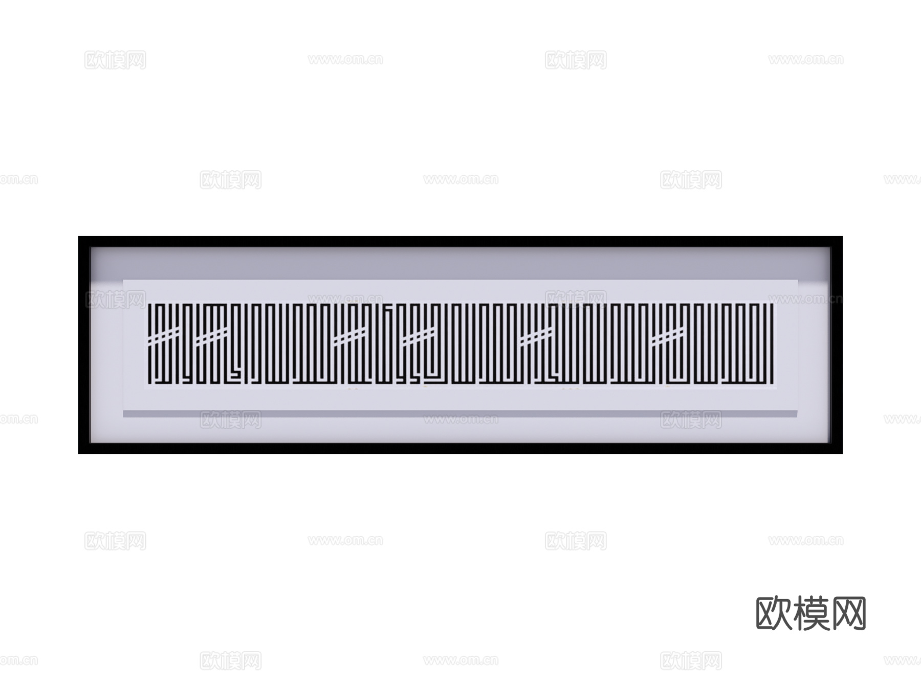 挂画 装饰画su模型