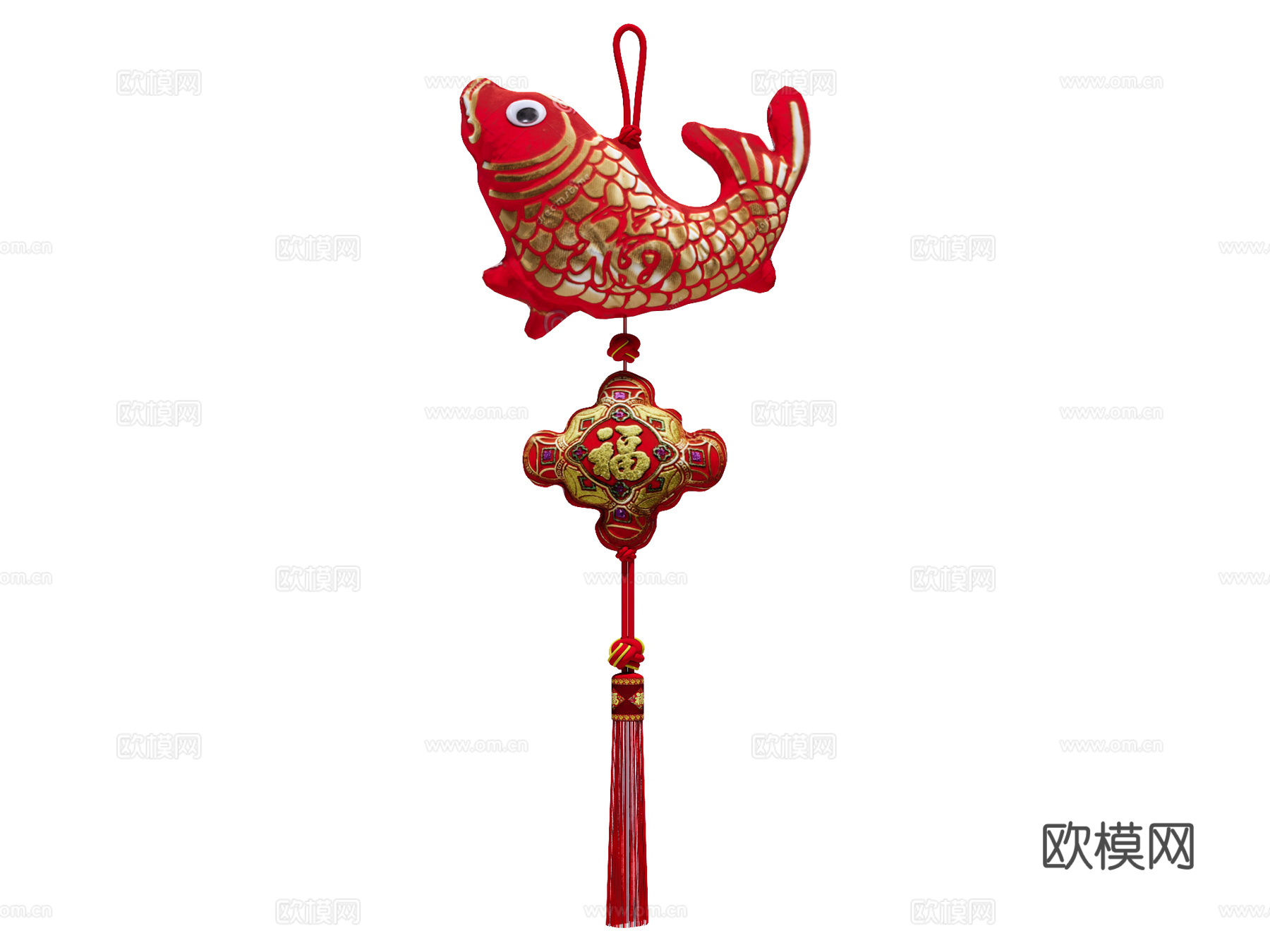 新年装饰摆件su模型