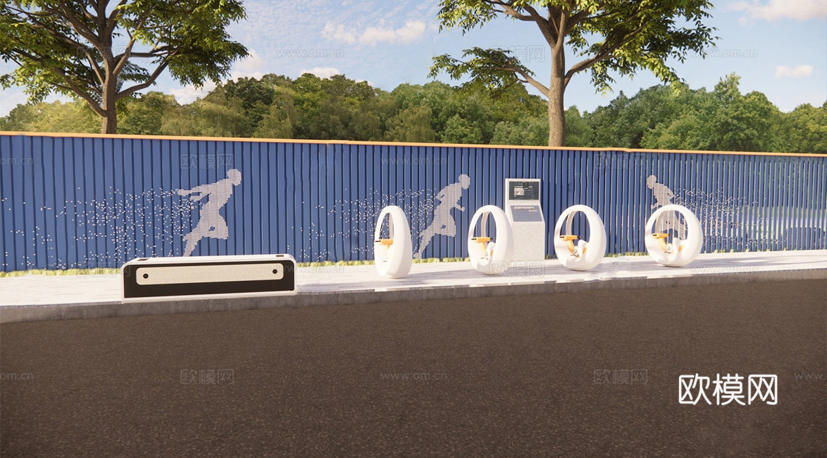 智能化互动设施 智能化一体机su模型