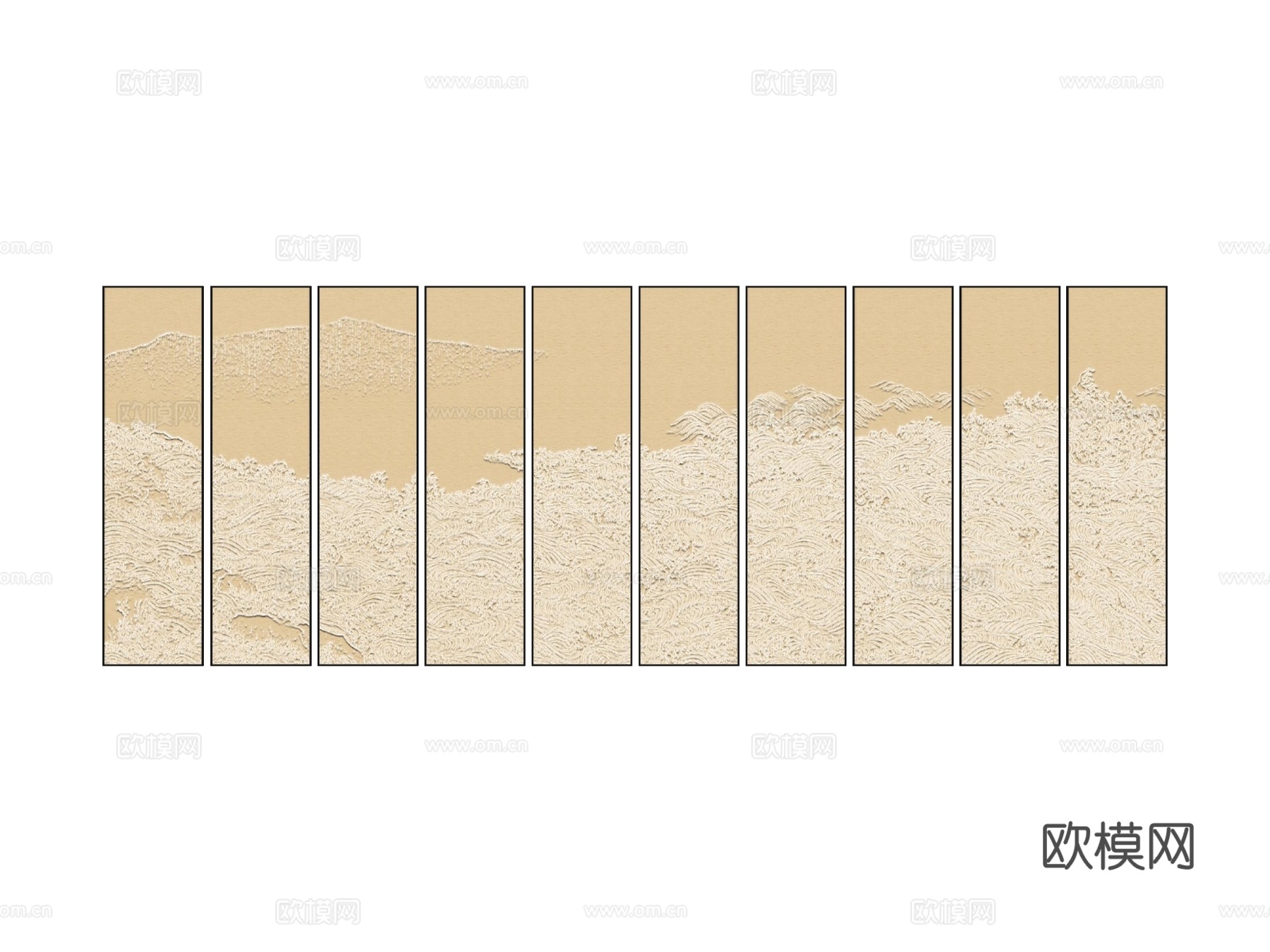 挂画 装饰画su模型