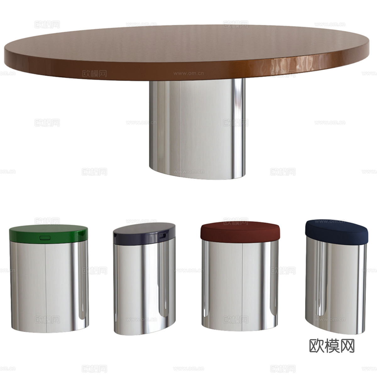 RAYMOND Minotti 咖啡桌3d模型