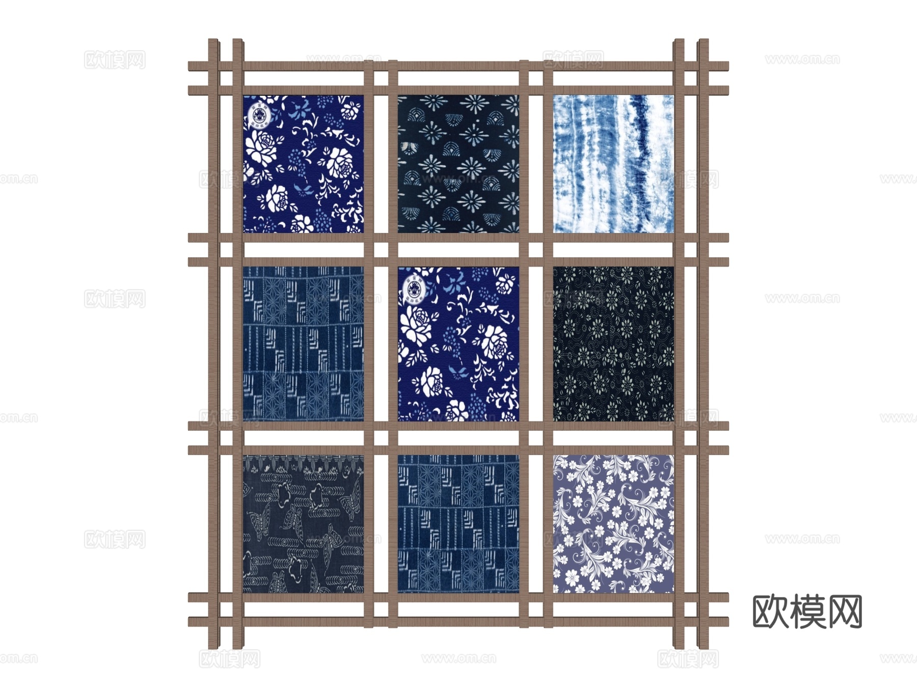 民族风格装饰墙饰su模型