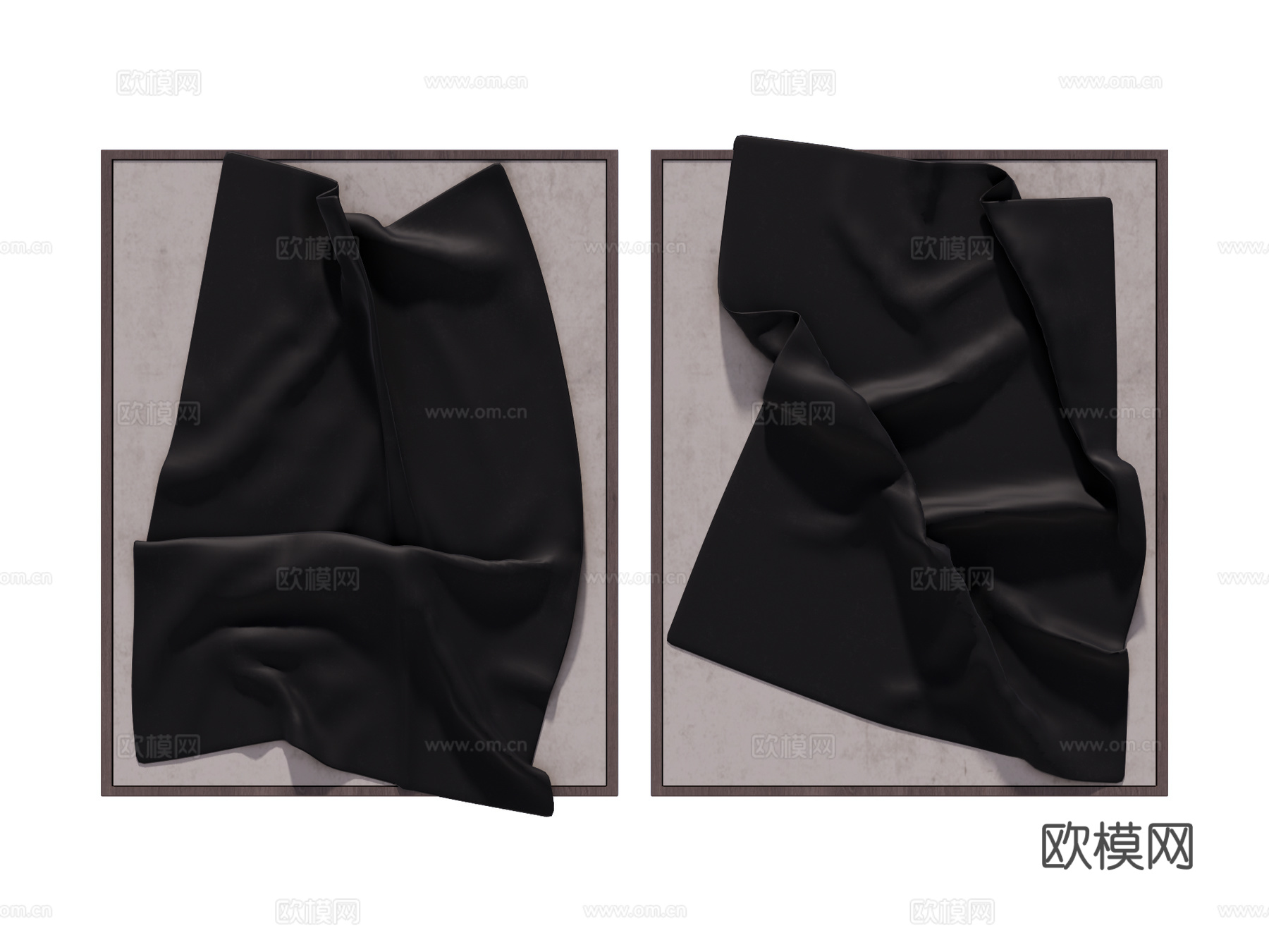 墙饰 挂式 挂画 三维画su模型