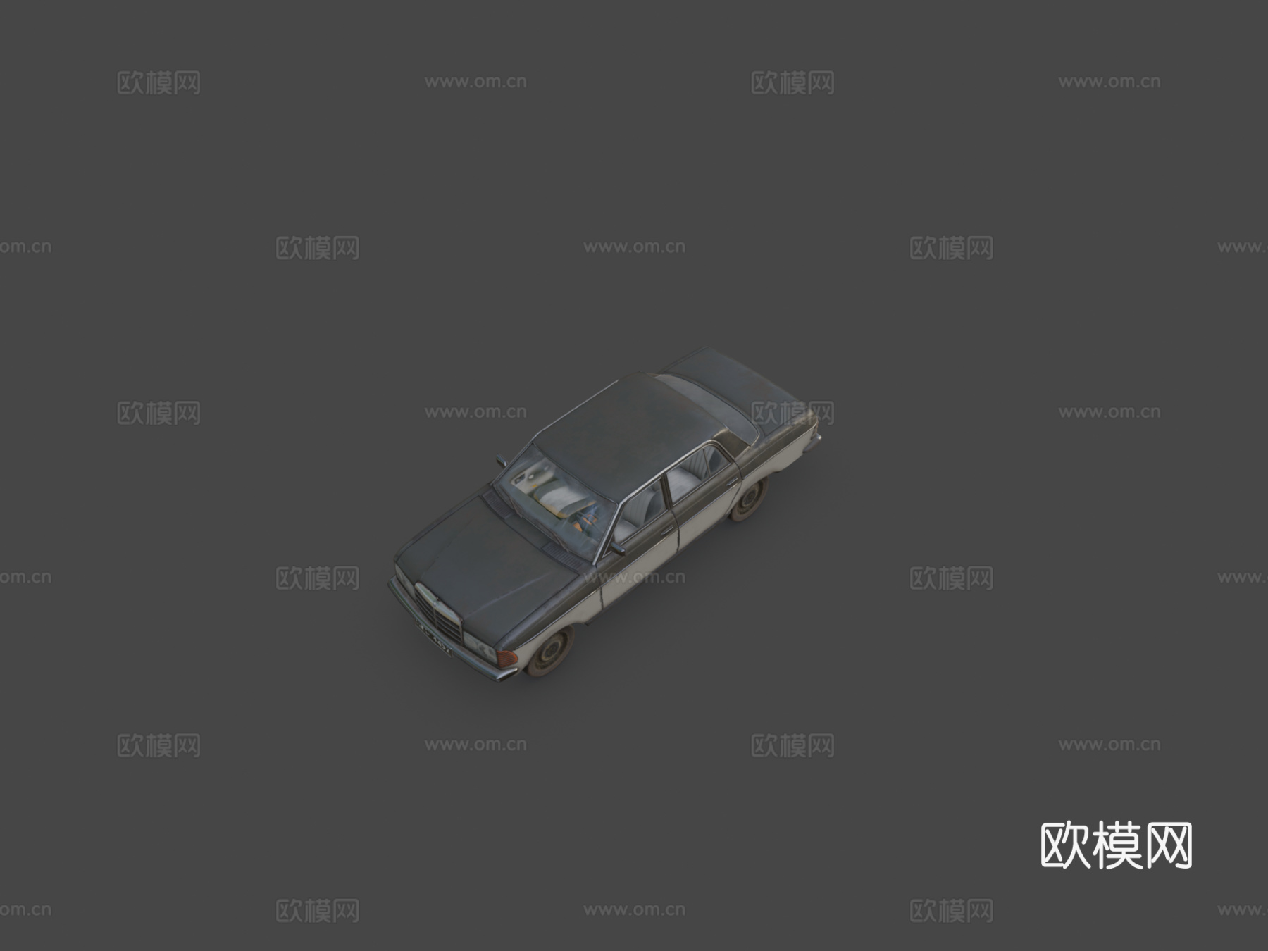 梅赛德斯奔驰W123su模型