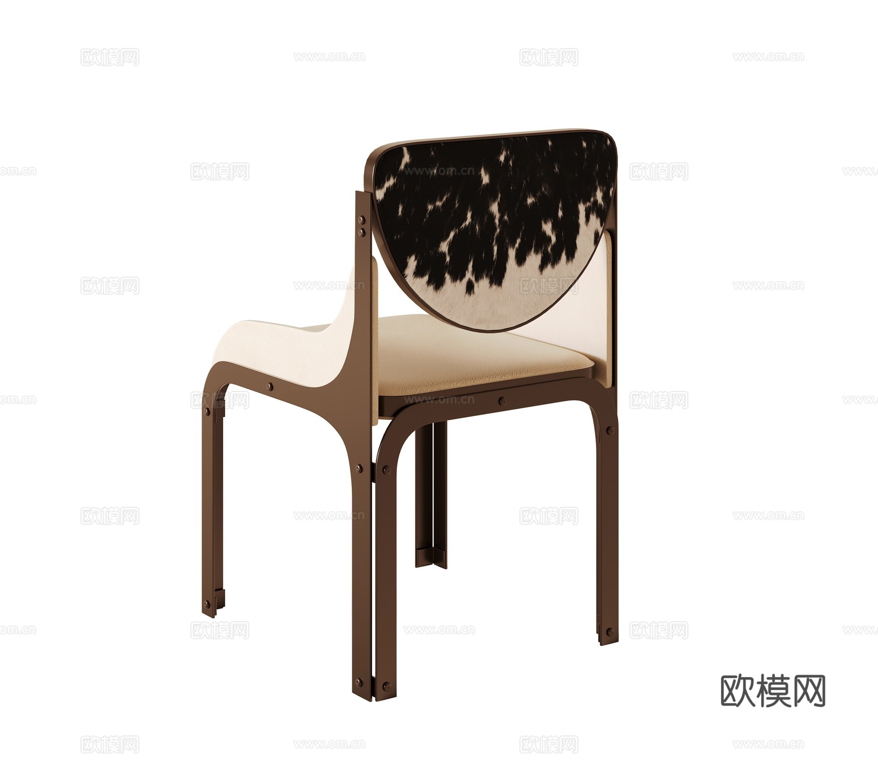 轻奢餐椅su模型