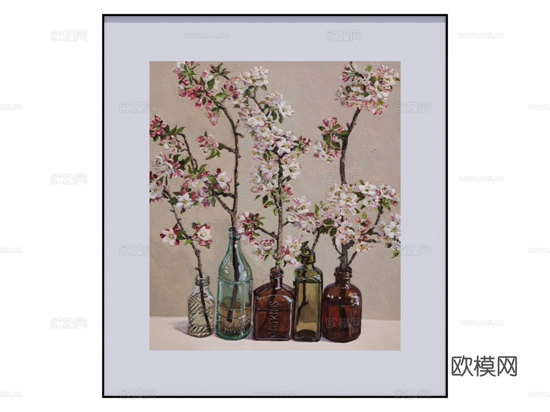 挂画 装饰画su模型