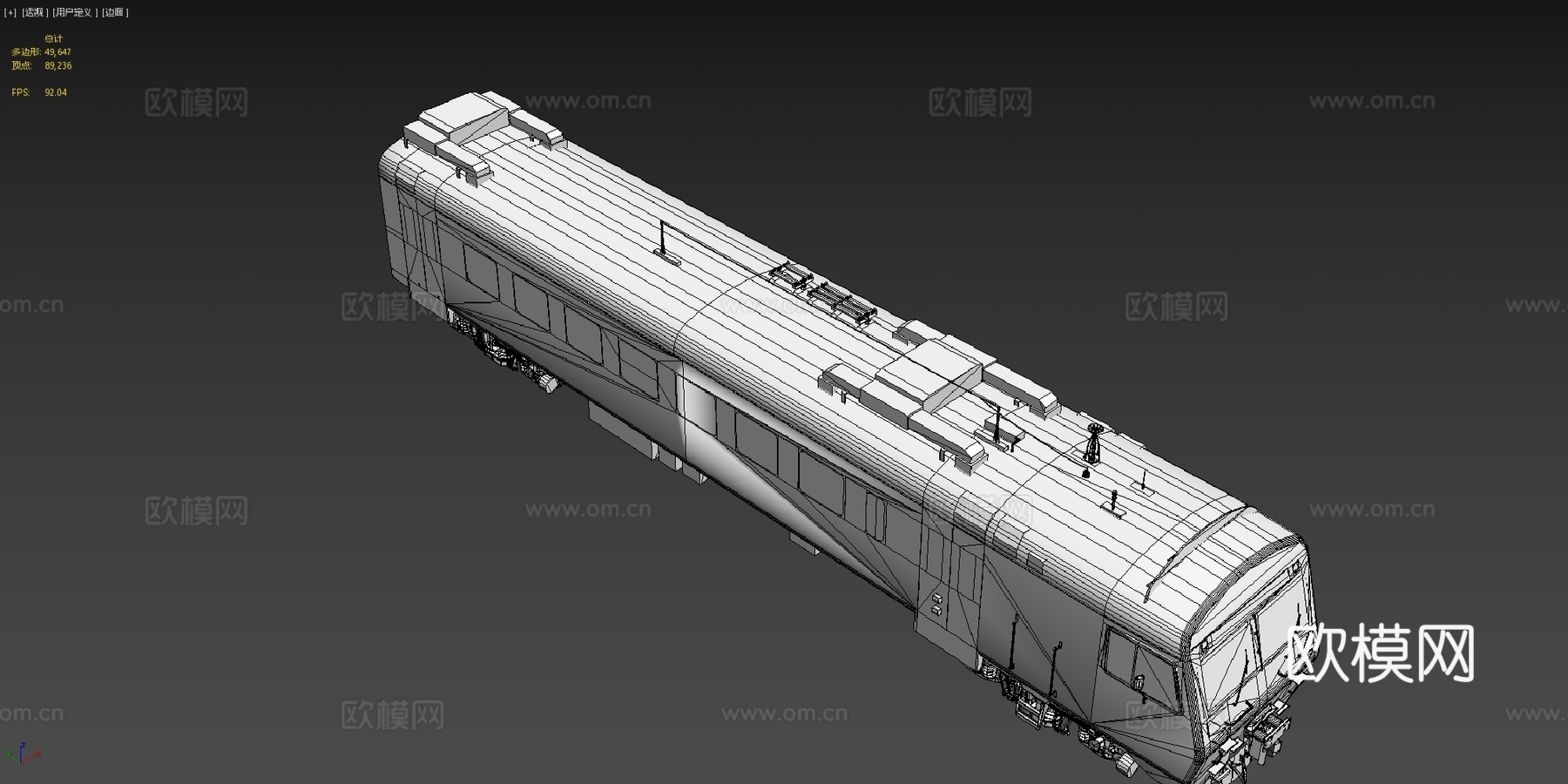 俄罗斯铁路ED4M-0431列车su模型