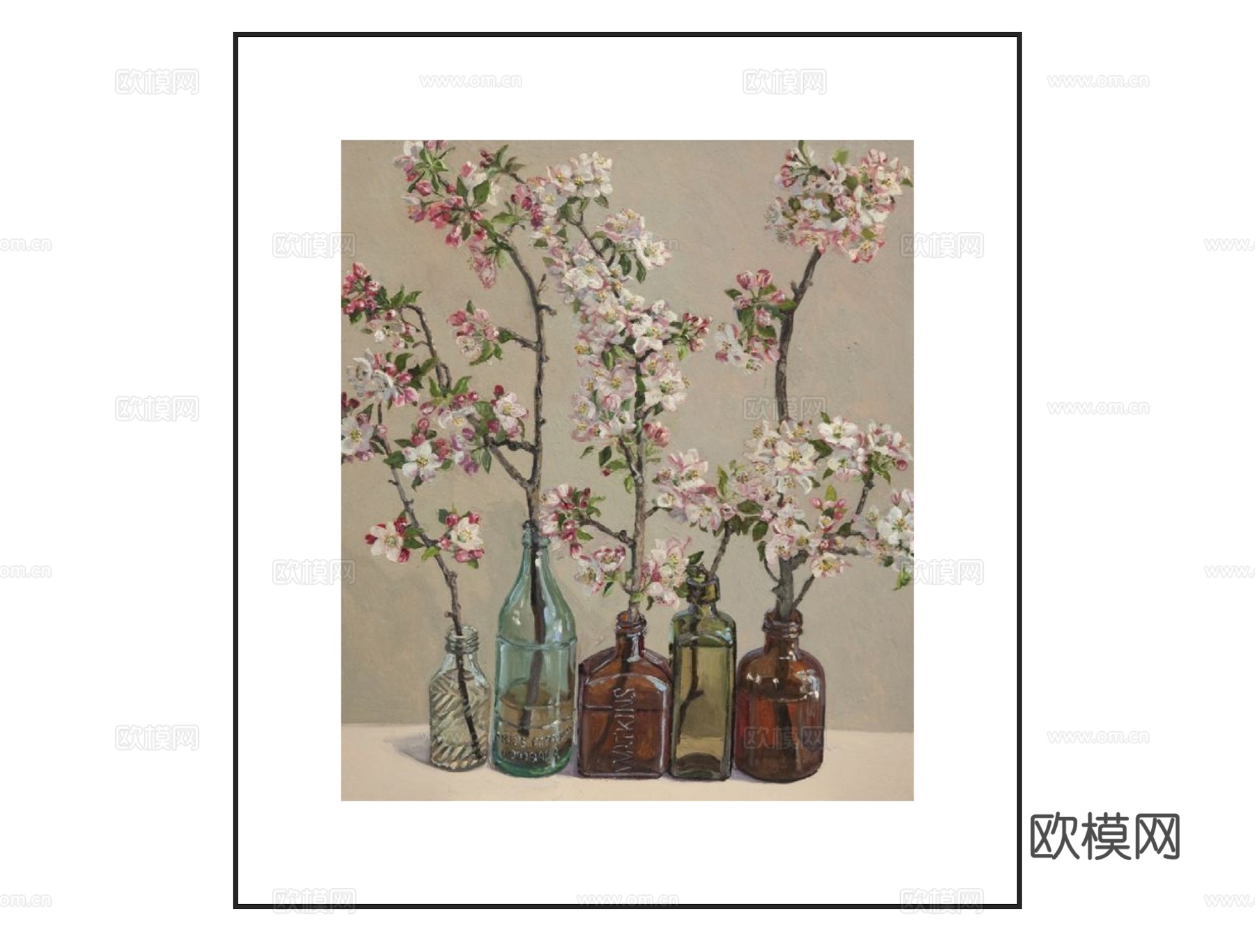 挂画 装饰画su模型