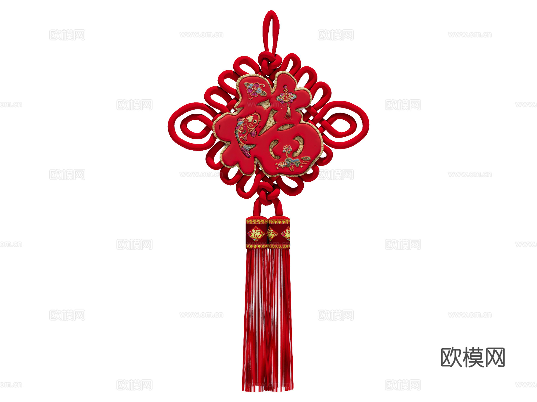 新年装饰摆件su模型