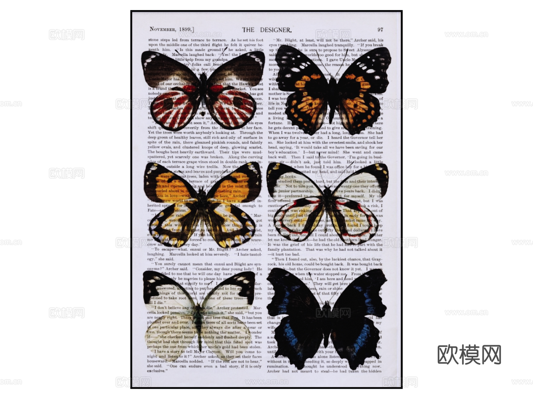 挂画 装饰画su模型