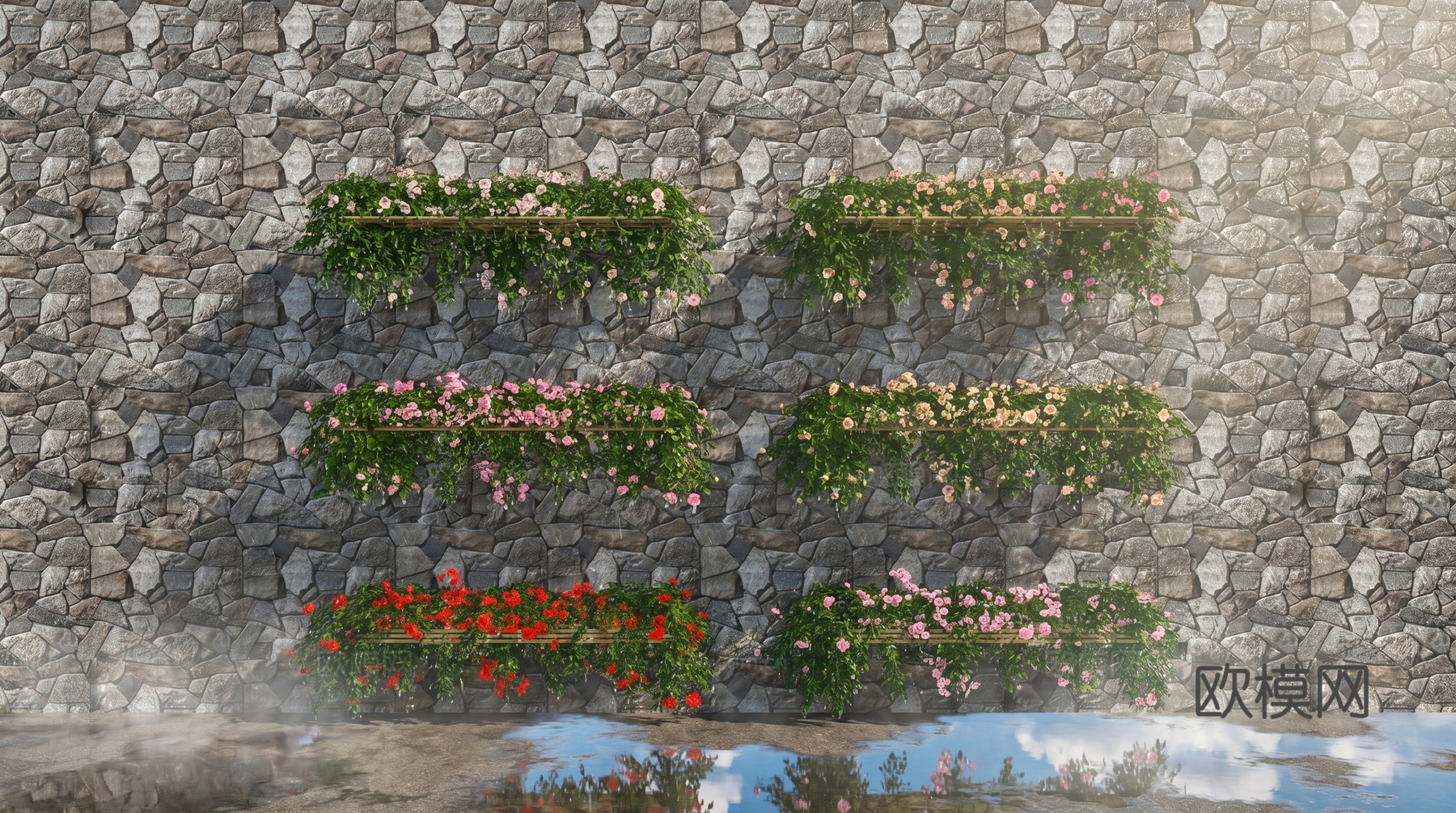 花朵  藤蔓su模型