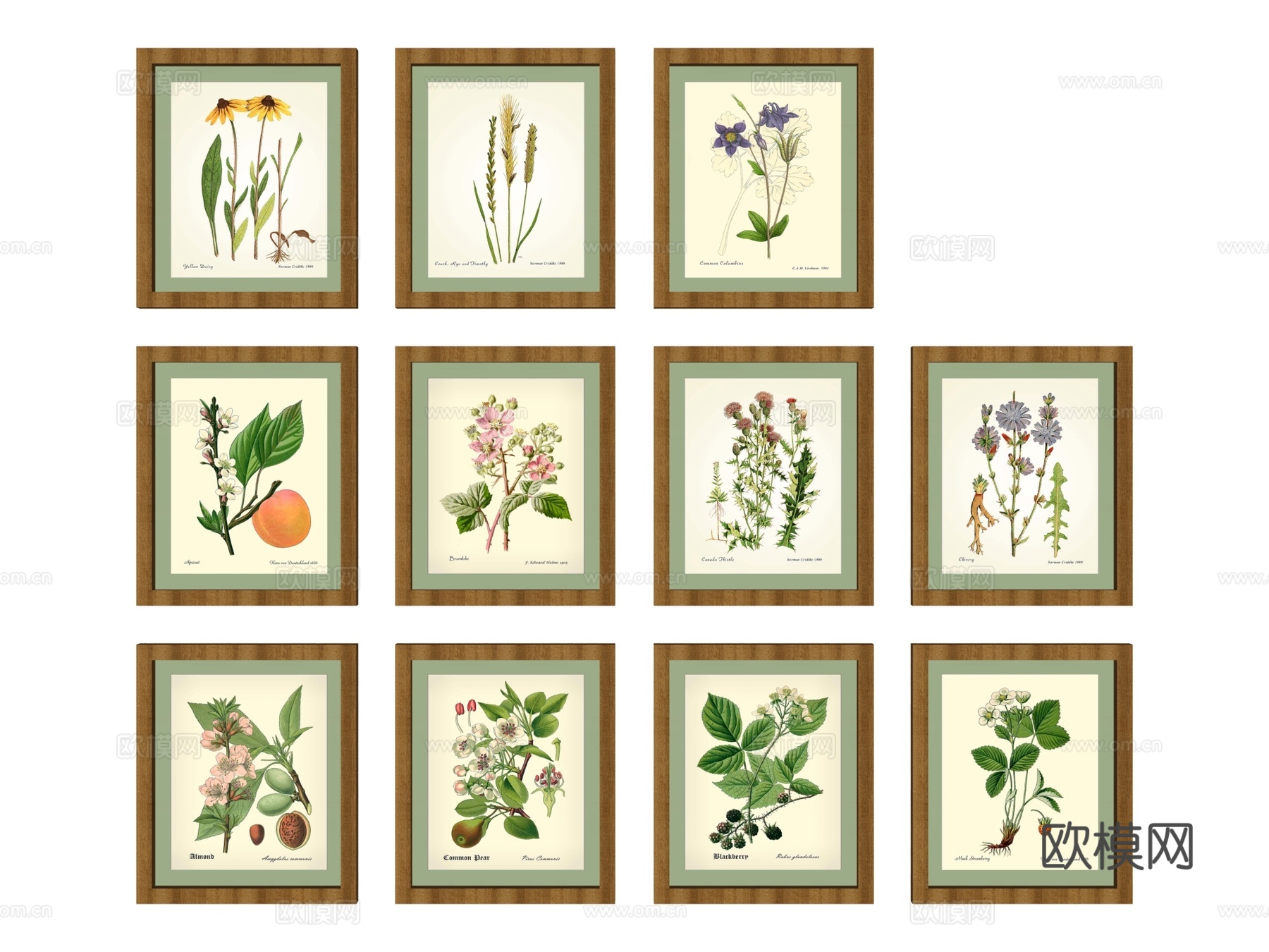 挂画 装饰画su模型