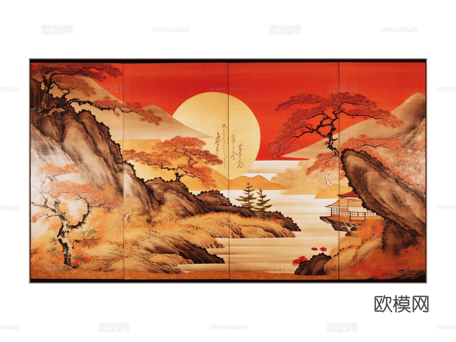 挂画 装饰画su模型