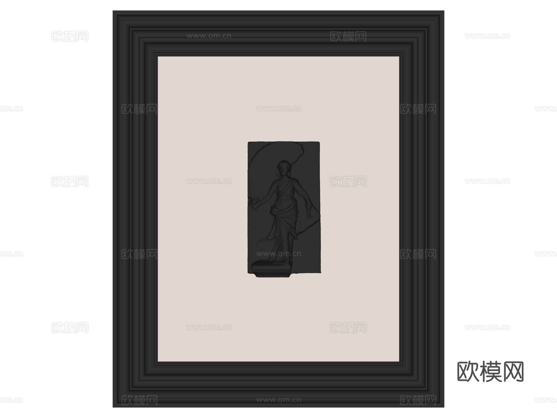 墙饰 挂式 挂画su模型