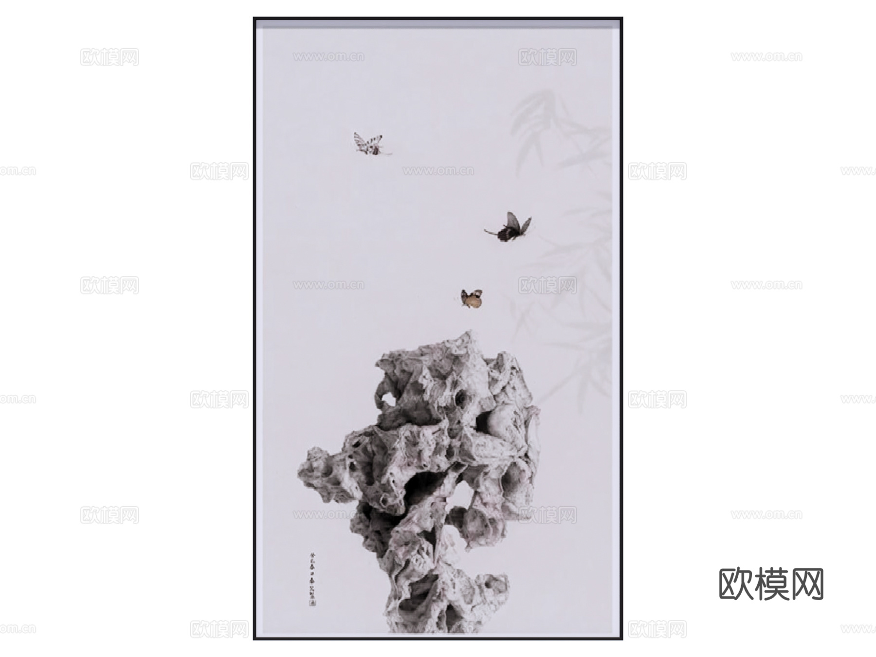 挂画 装饰画su模型