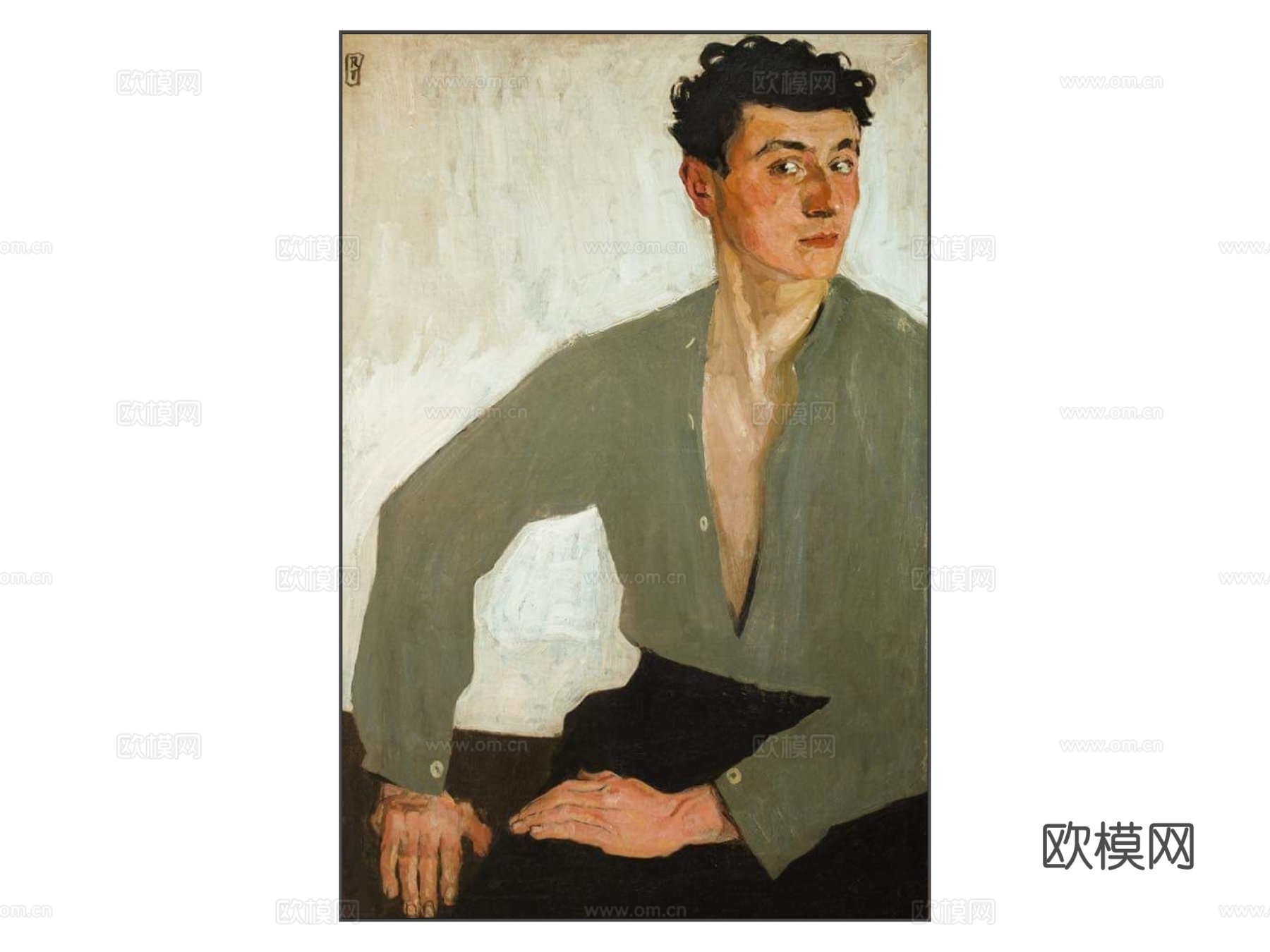 挂画 装饰画su模型