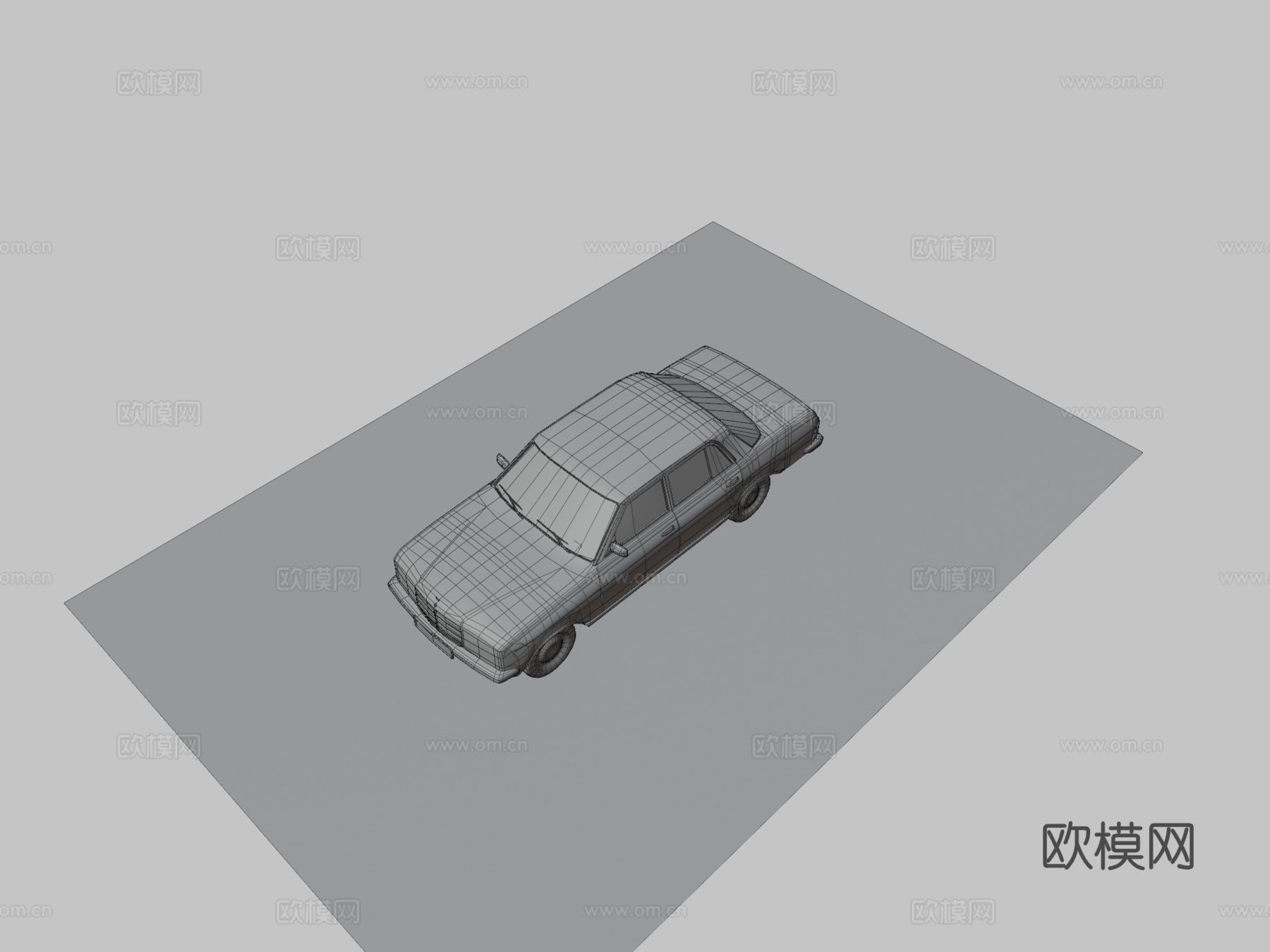 梅赛德斯奔驰W123su模型