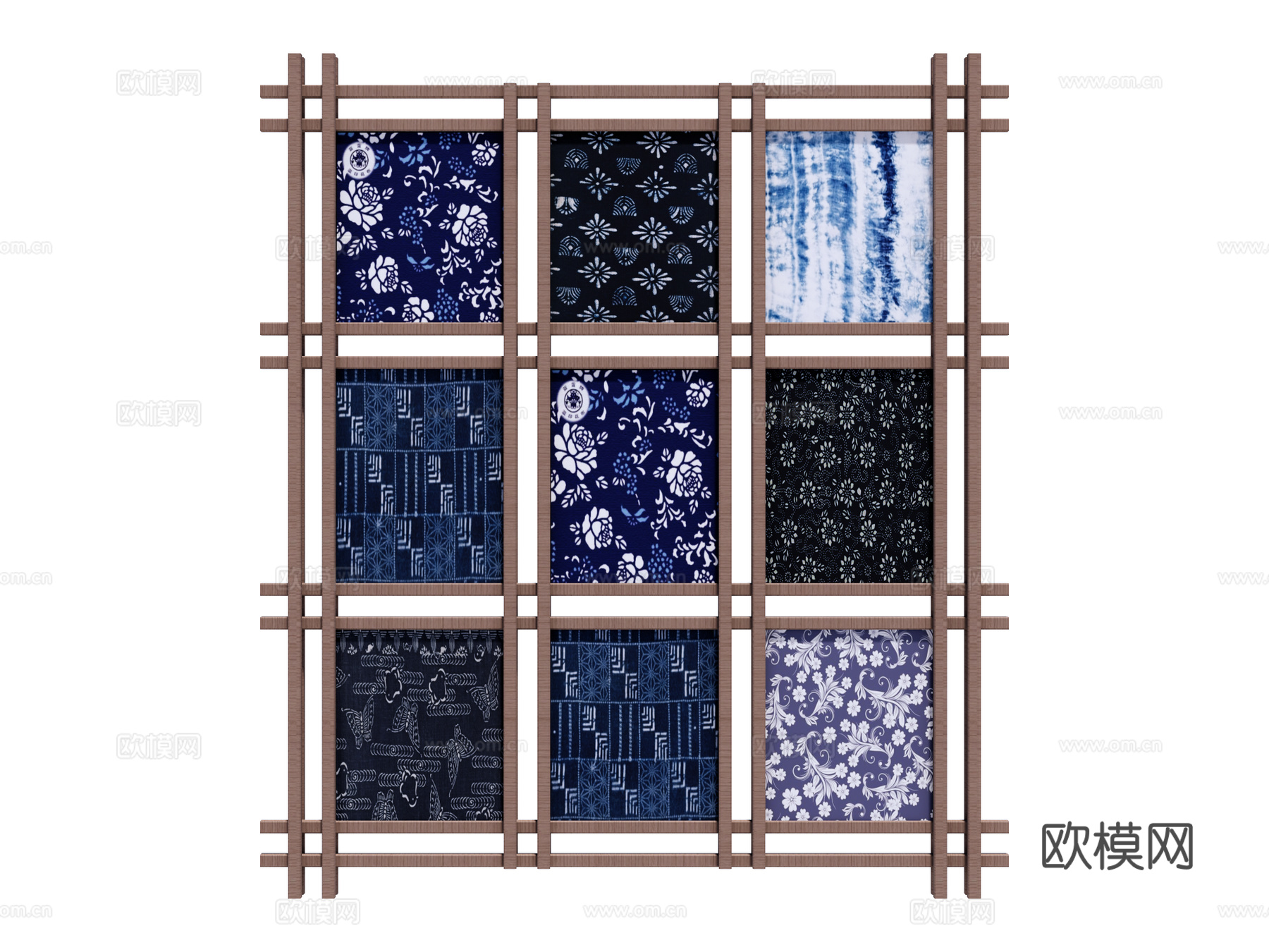 民族风格装饰墙饰su模型