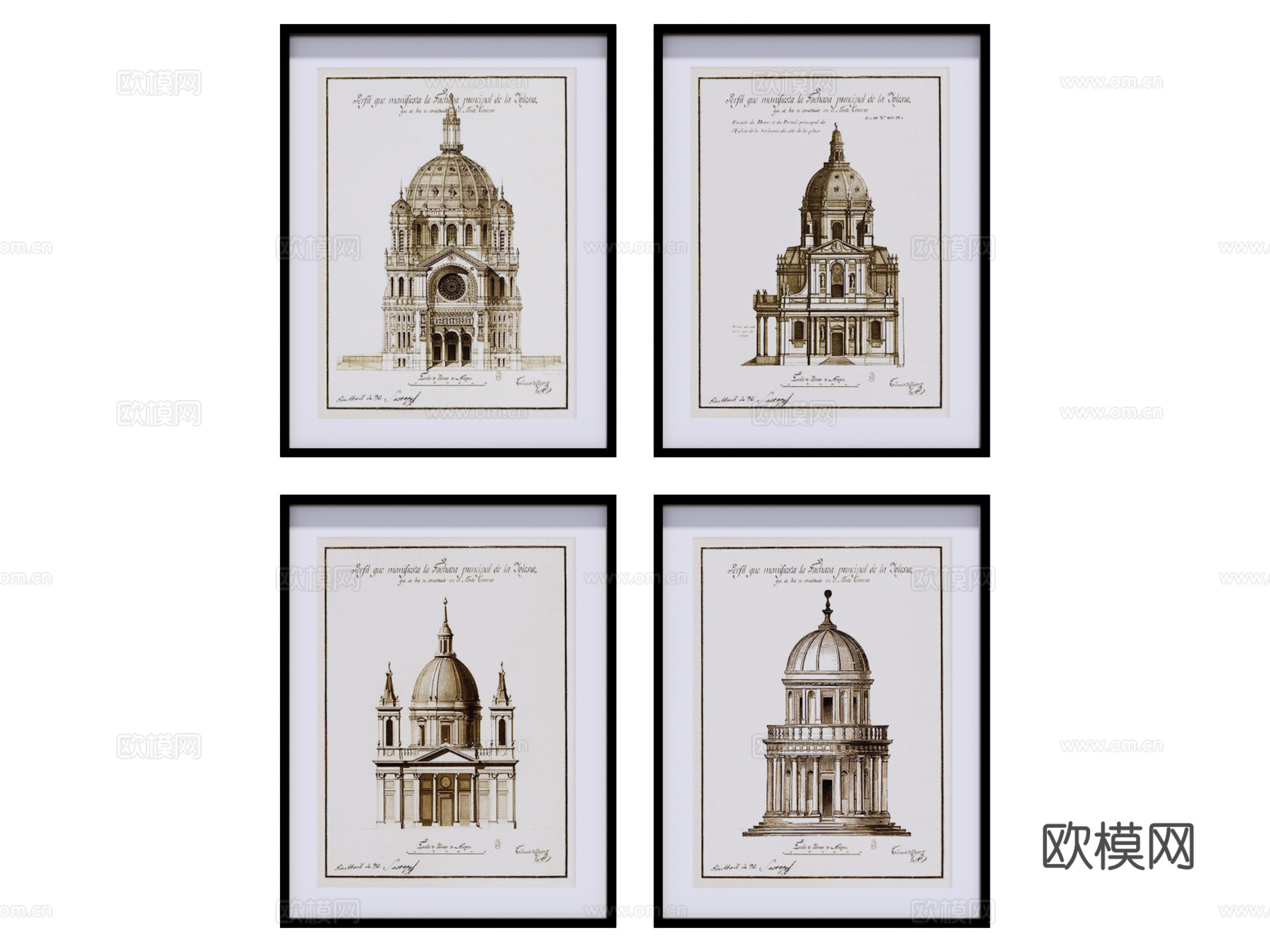 挂画 装饰画su模型